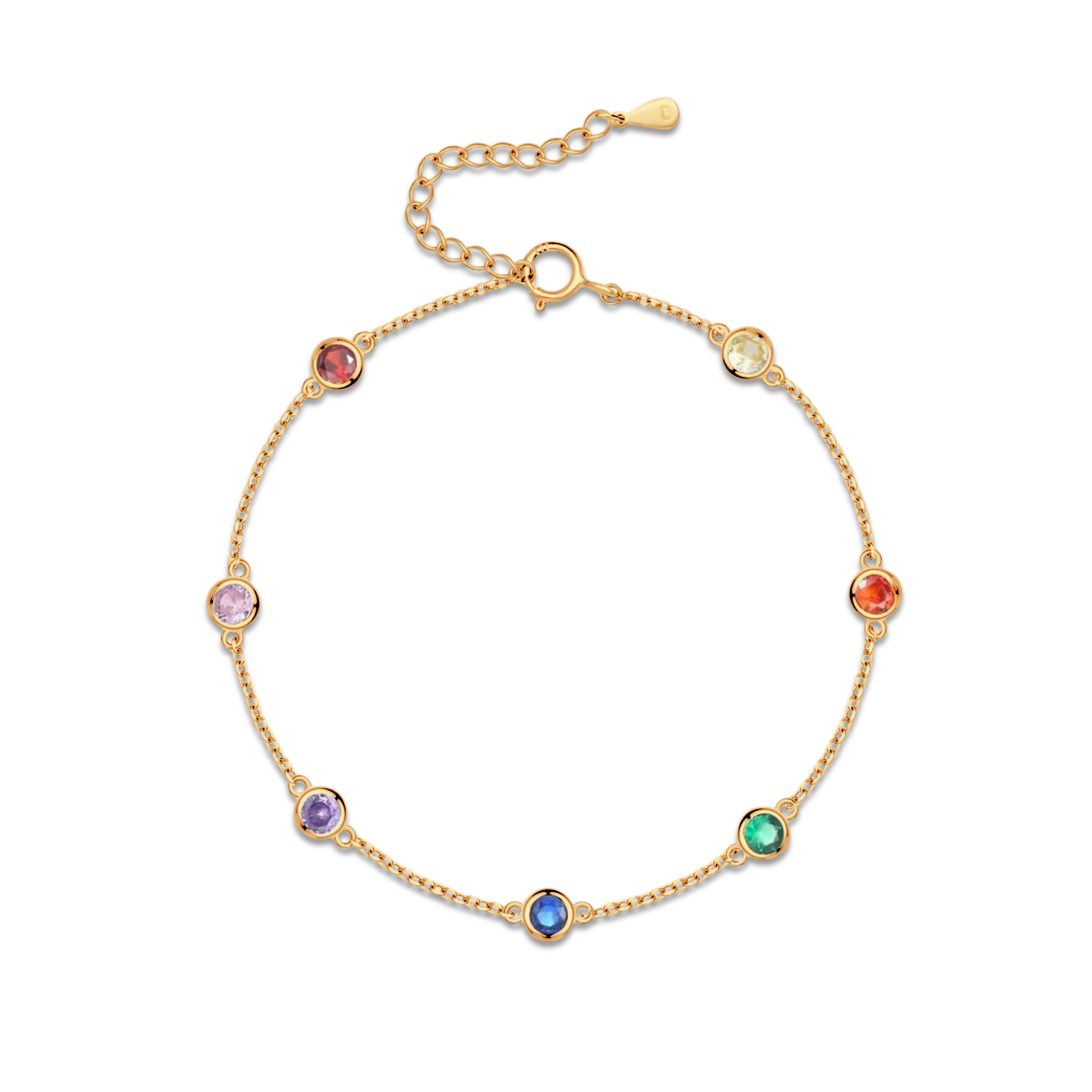 Cavigliera Arcobaleno - Chiara Jewels