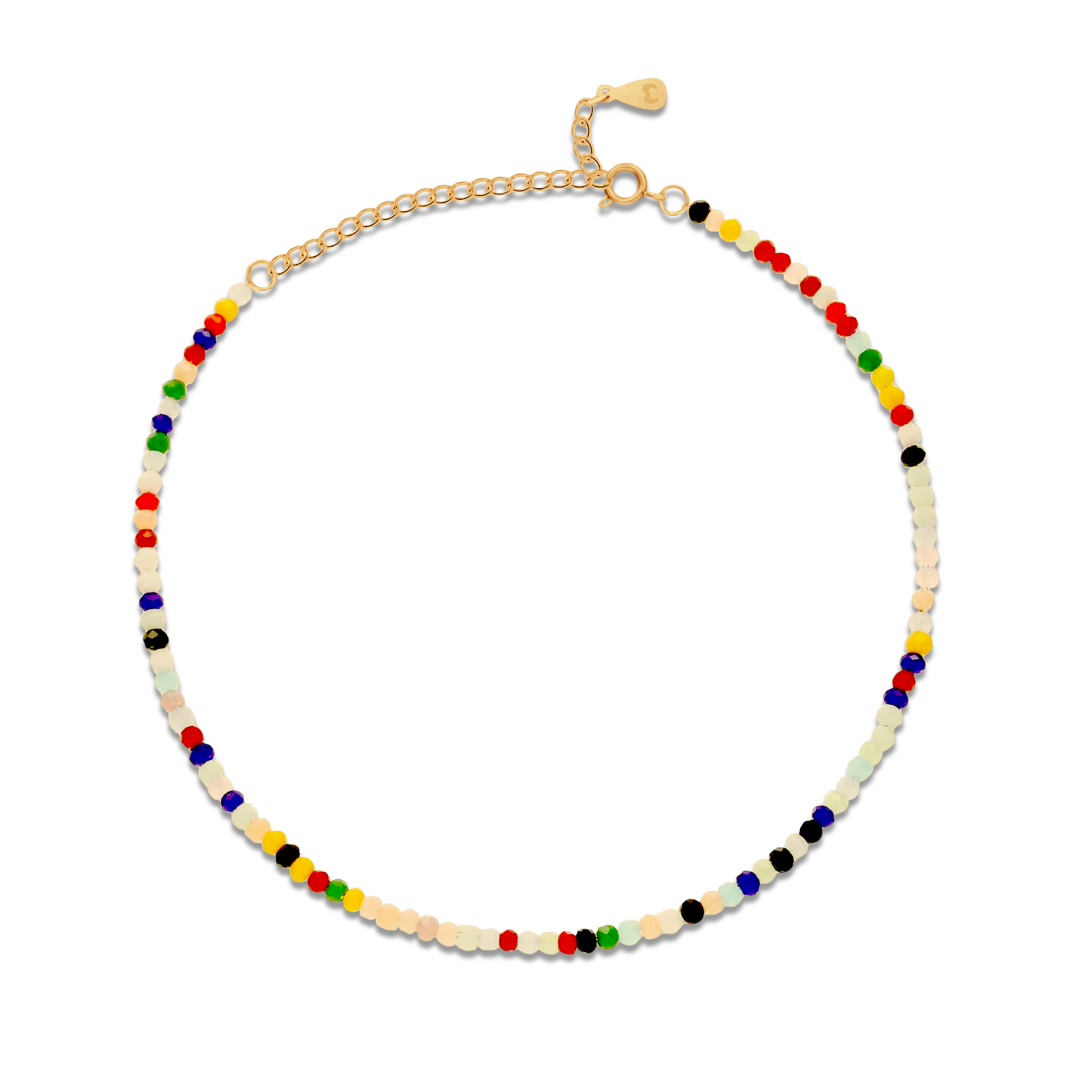 Cavigliera Pietre Colorate - Chiara Jewels