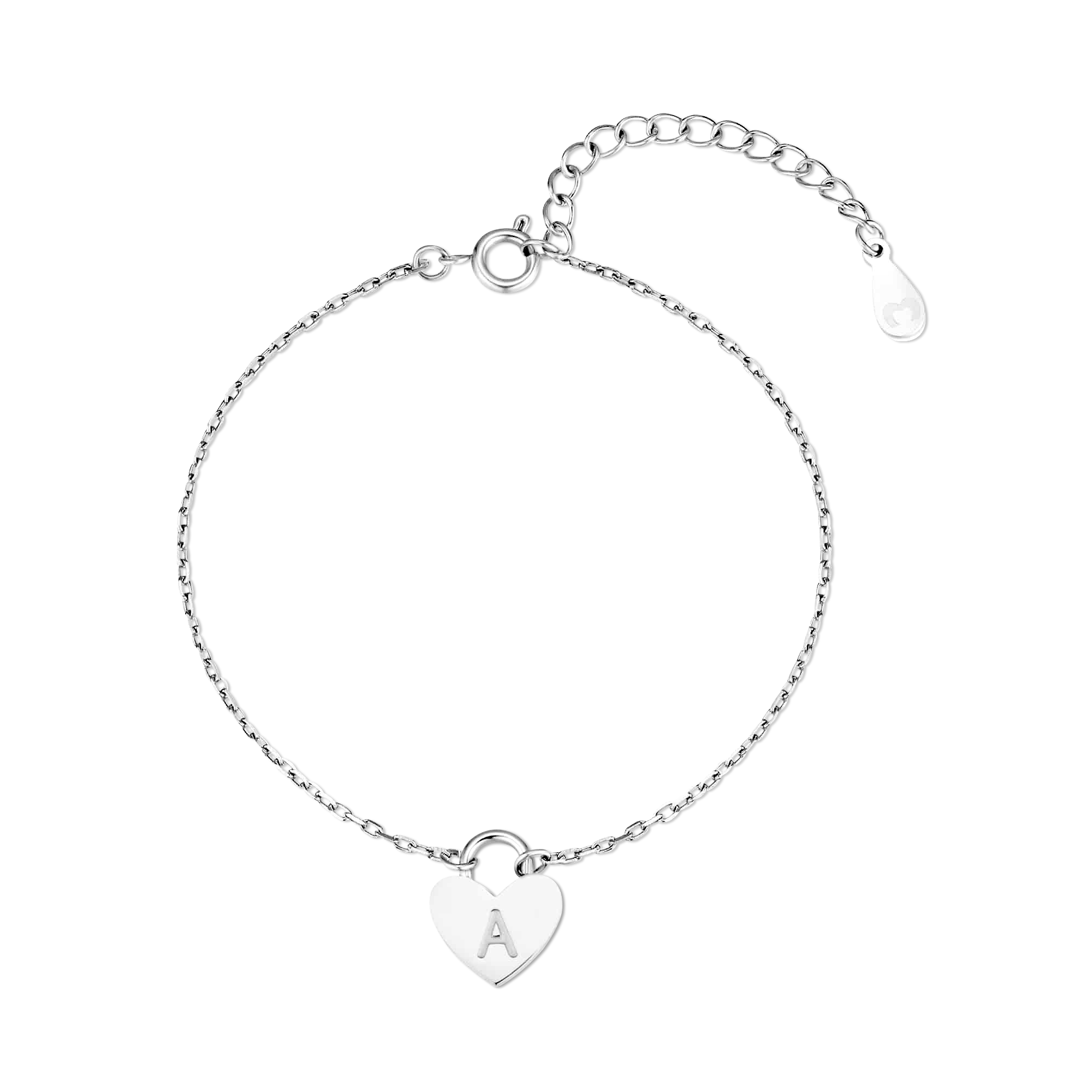 Bracciale Iniziale Cuore - Chiara Jewels