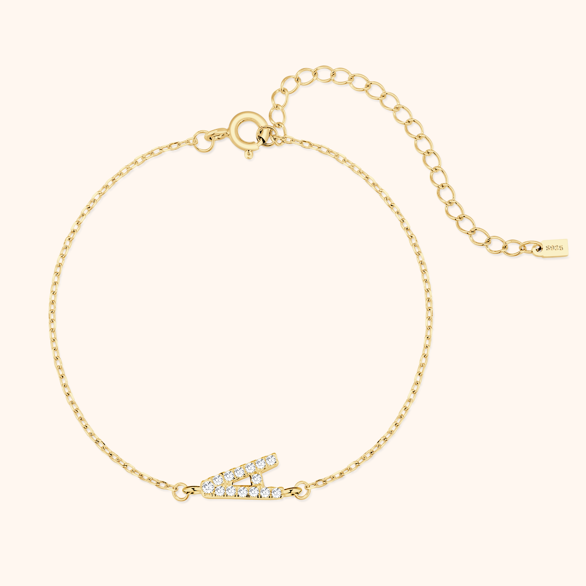 Bracciale Lettere Alpha Glitter - Chiara Jewels