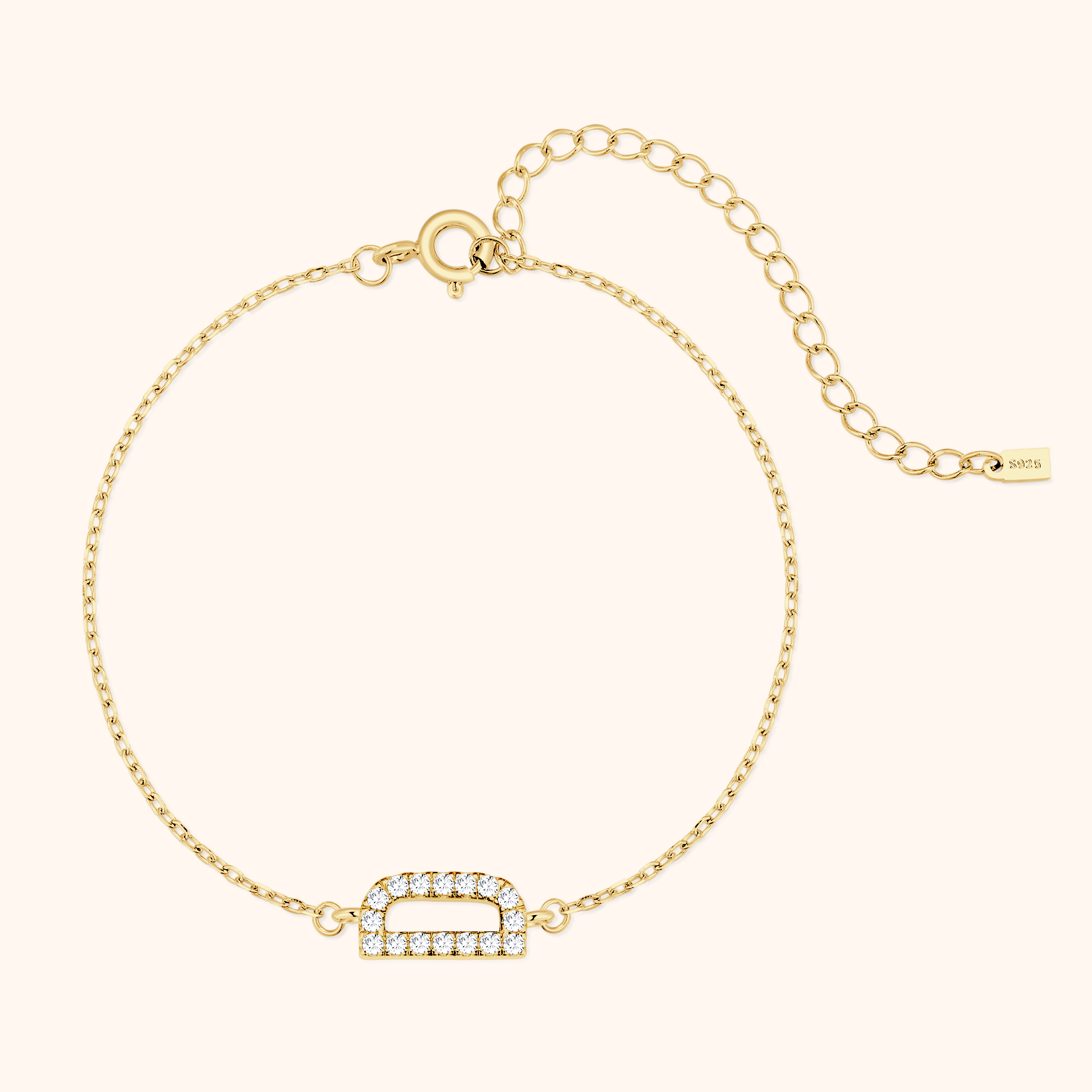 Bracciale Lettere Alpha Glitter - Chiara Jewels