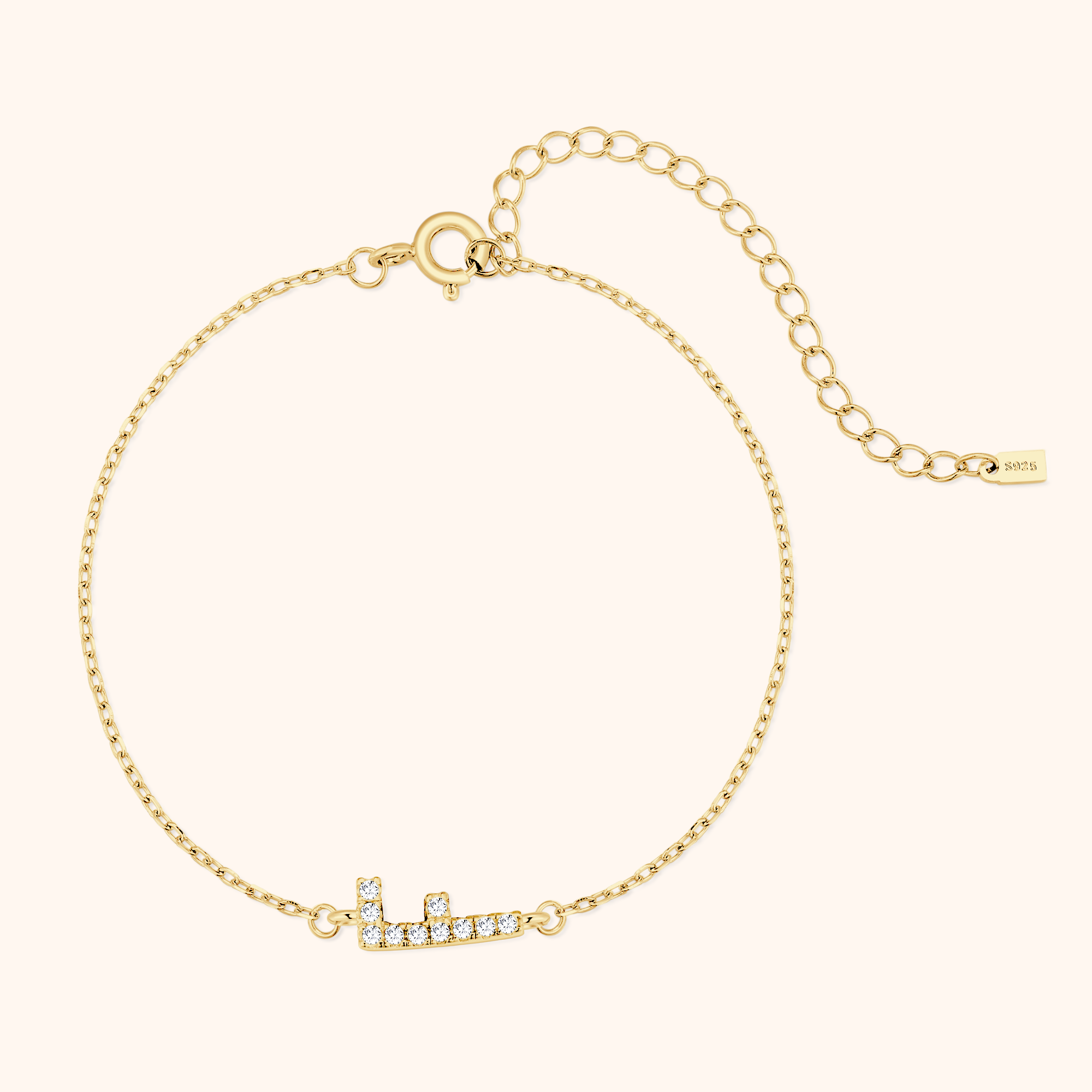 Bracciale Lettere Alpha Glitter - Chiara Jewels