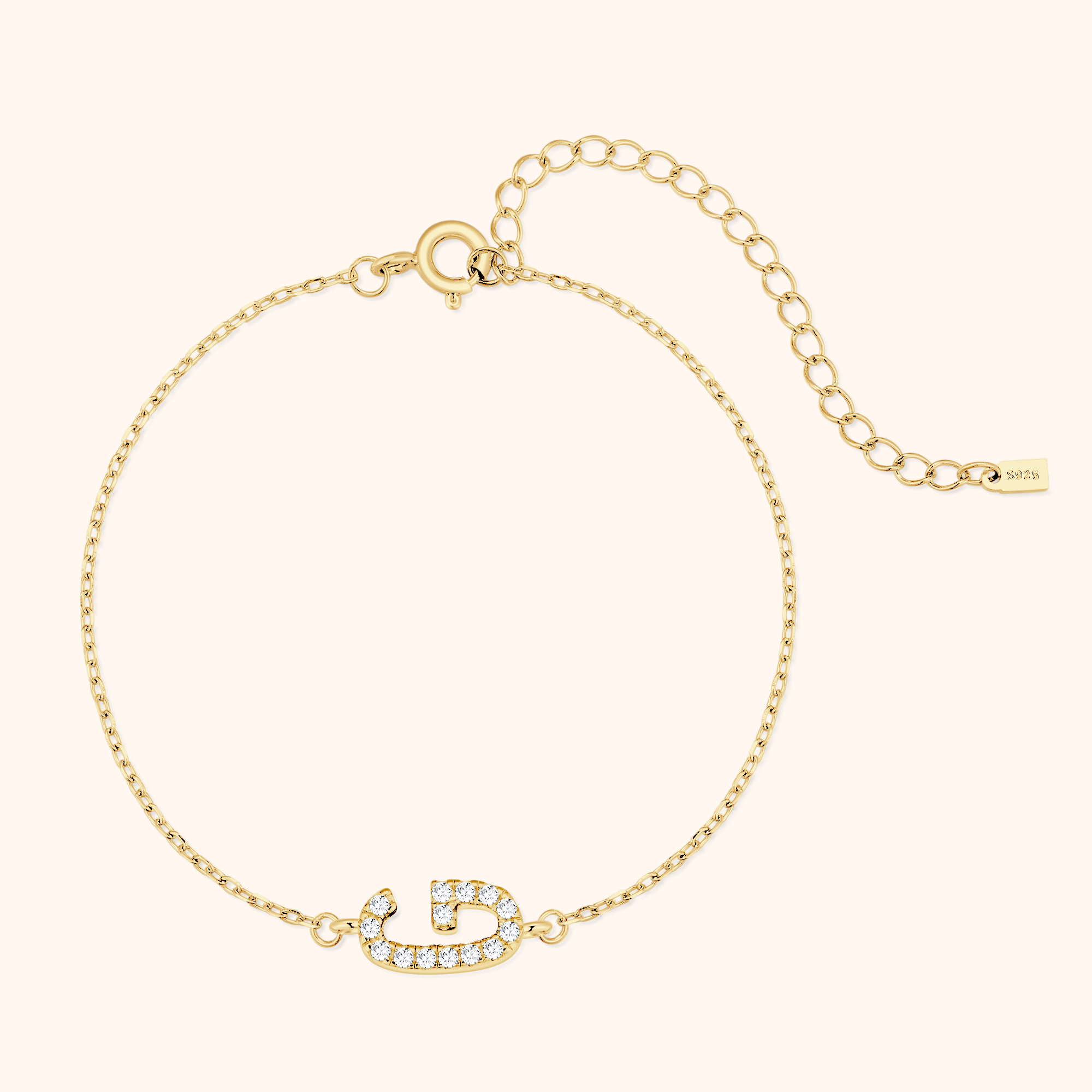 Bracciale Lettere Alpha Glitter - Chiara Jewels