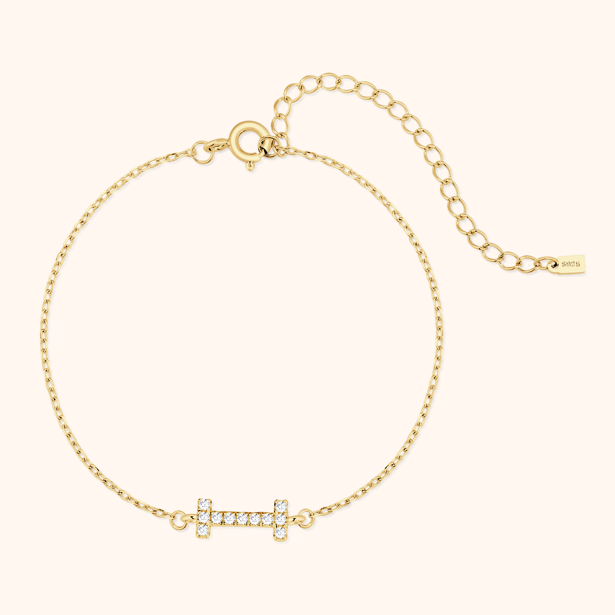 Bracciale Lettere Alpha Glitter - Chiara Jewels