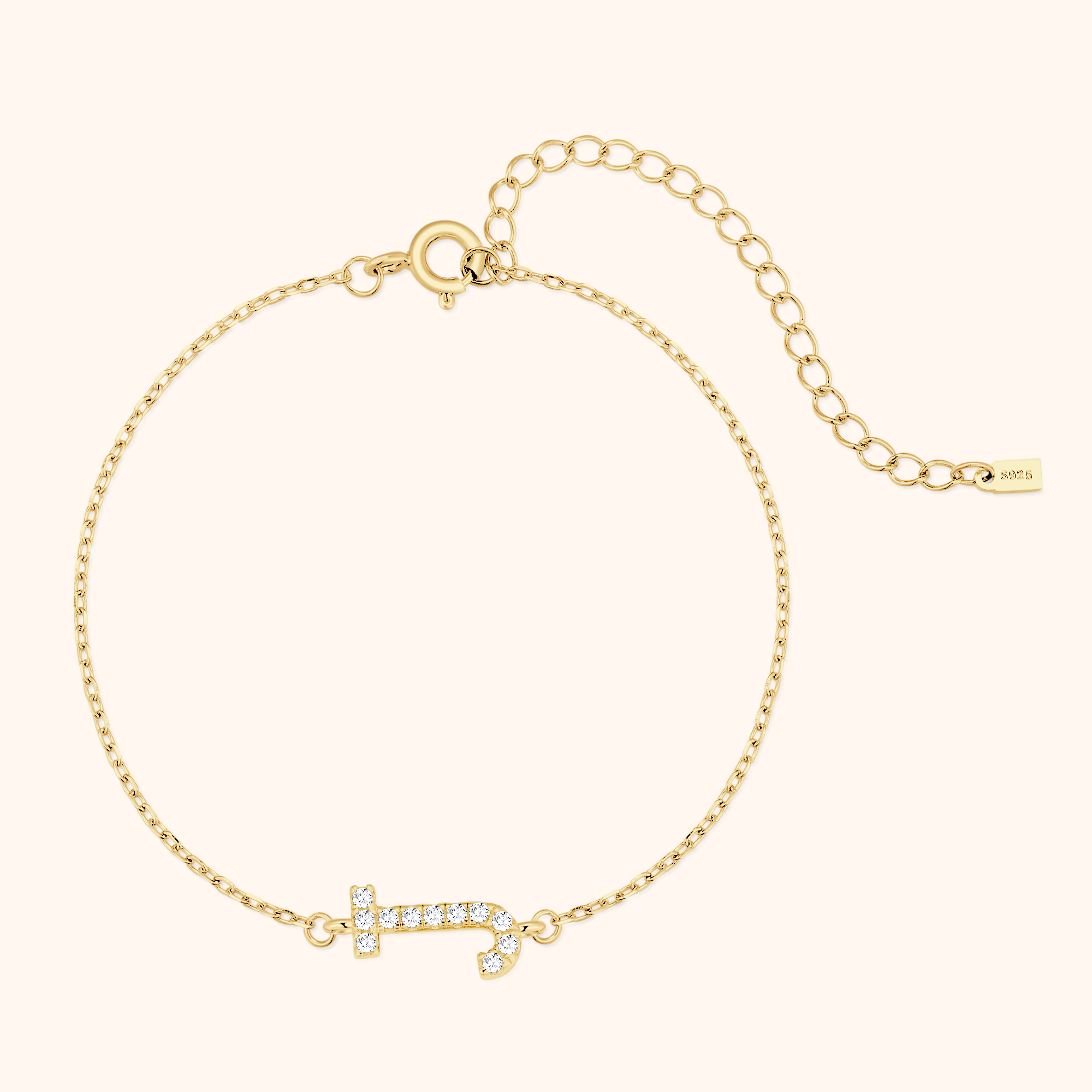 Bracciale Lettere Alpha Glitter - Chiara Jewels