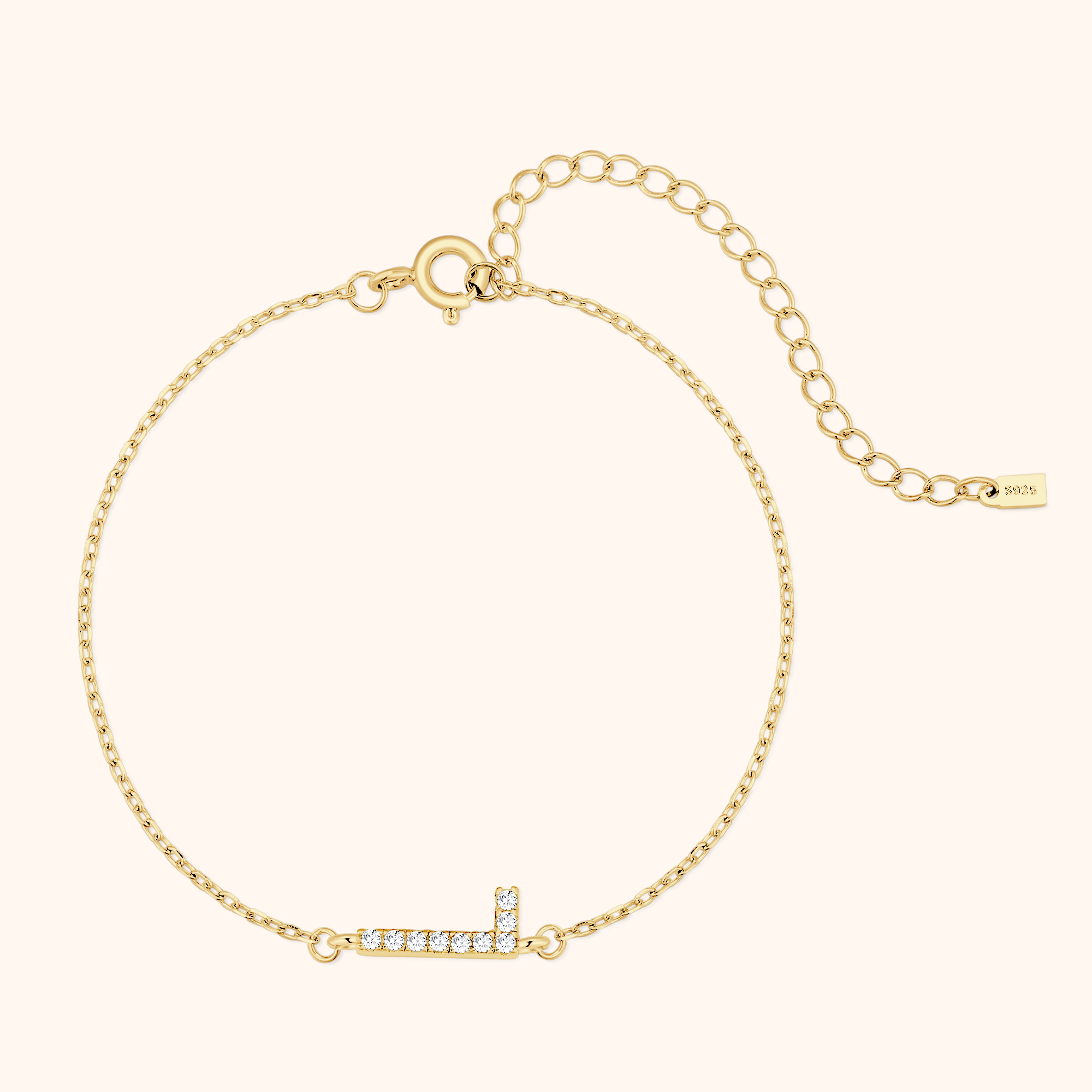 Bracciale Lettere Alpha Glitter - Chiara Jewels