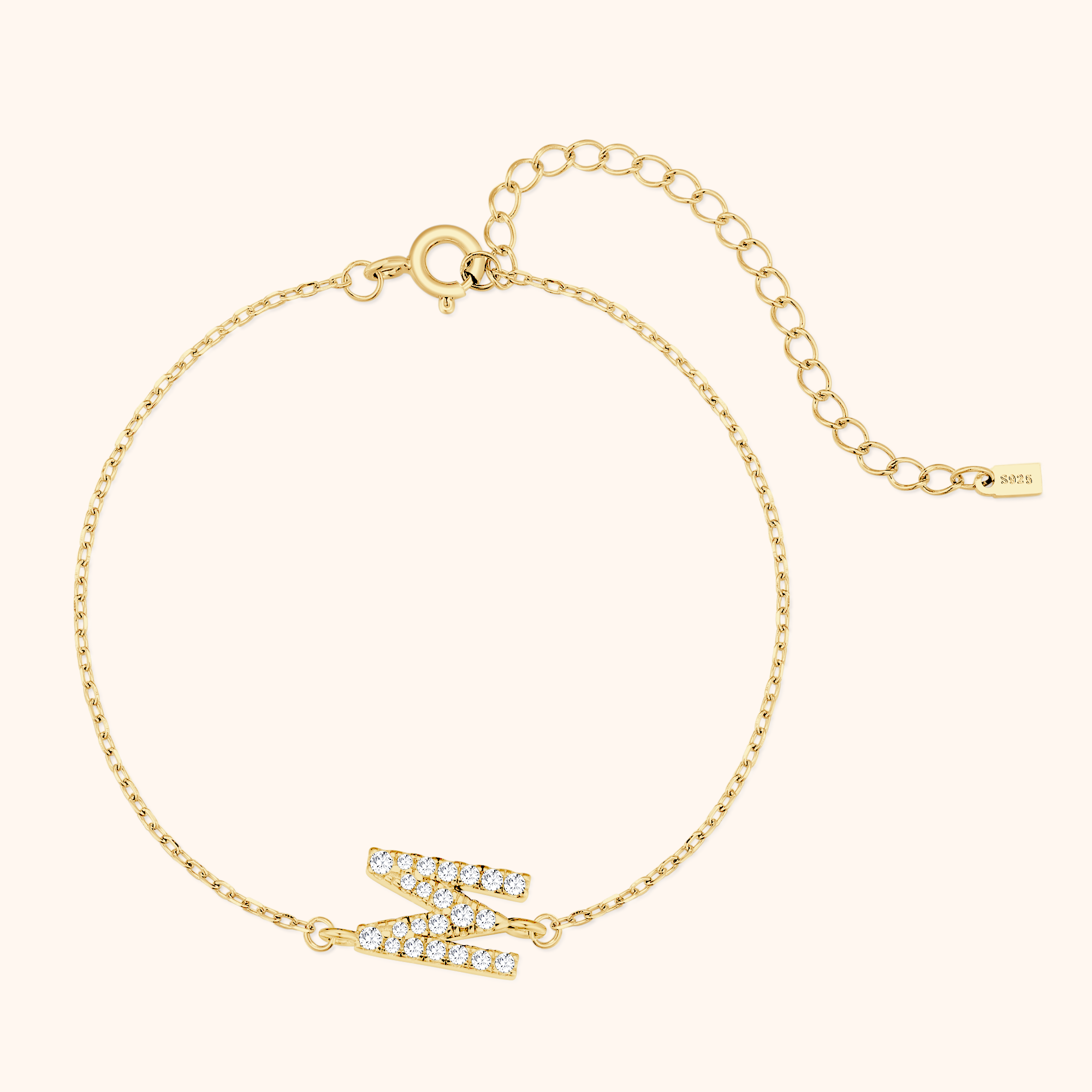 Bracciale Lettere Alpha Glitter - Chiara Jewels
