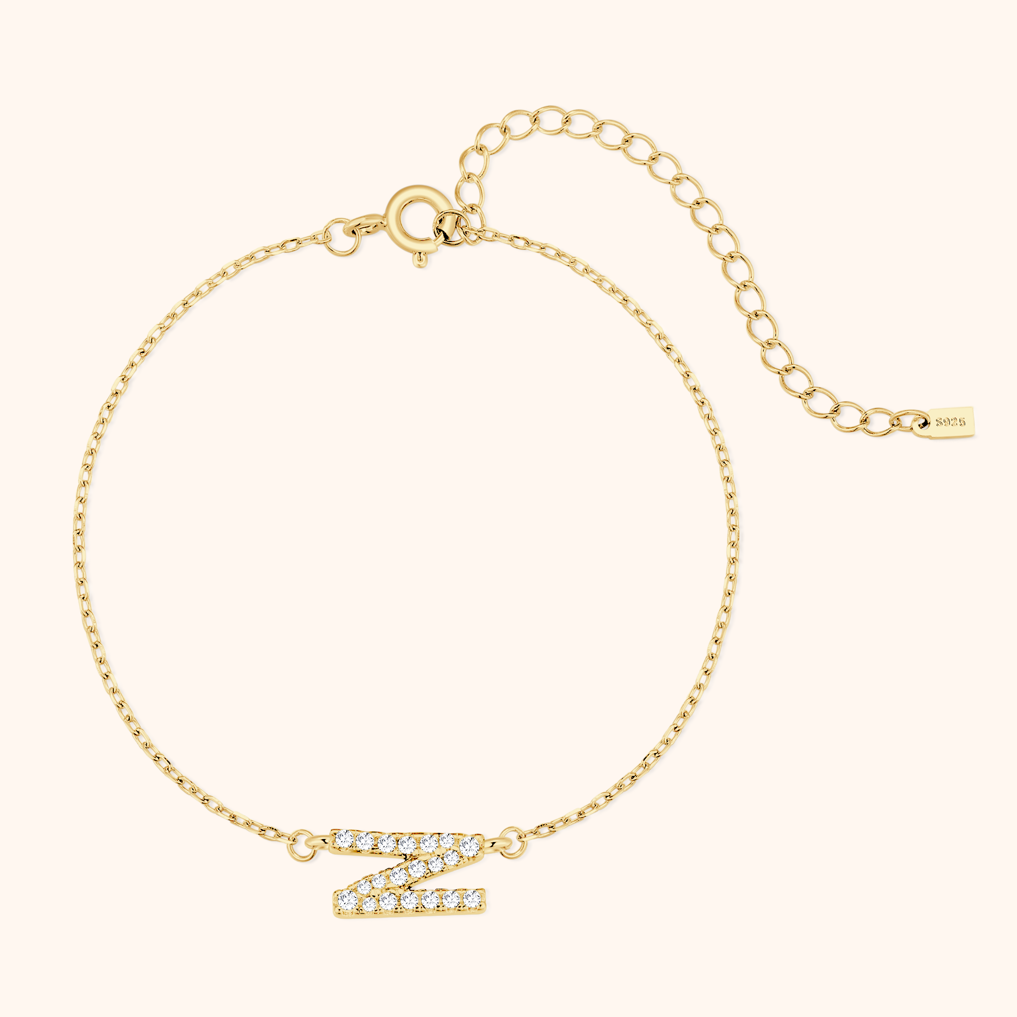 Bracciale Lettere Alpha Glitter - Chiara Jewels