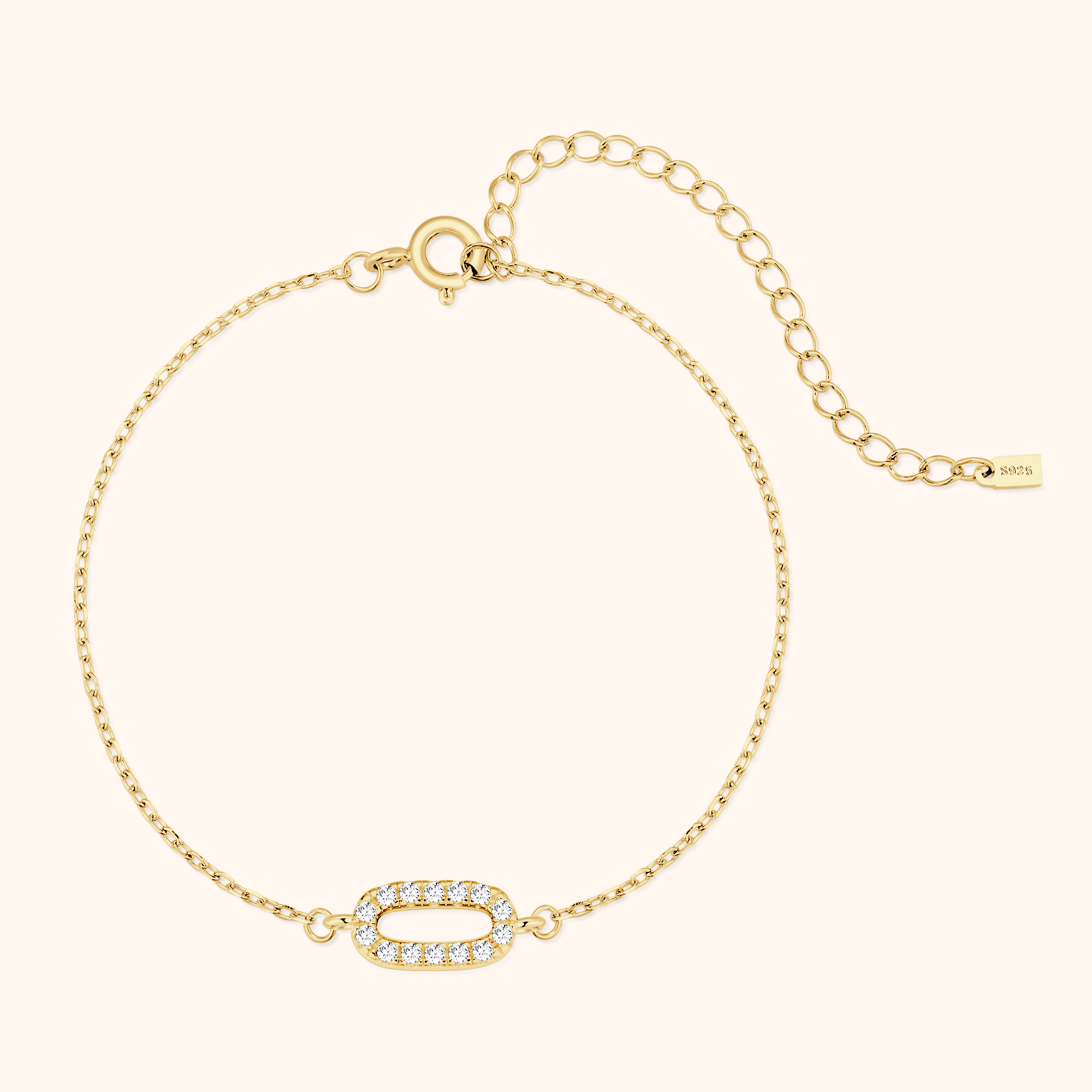 Bracciale Lettere Alpha Glitter - Chiara Jewels