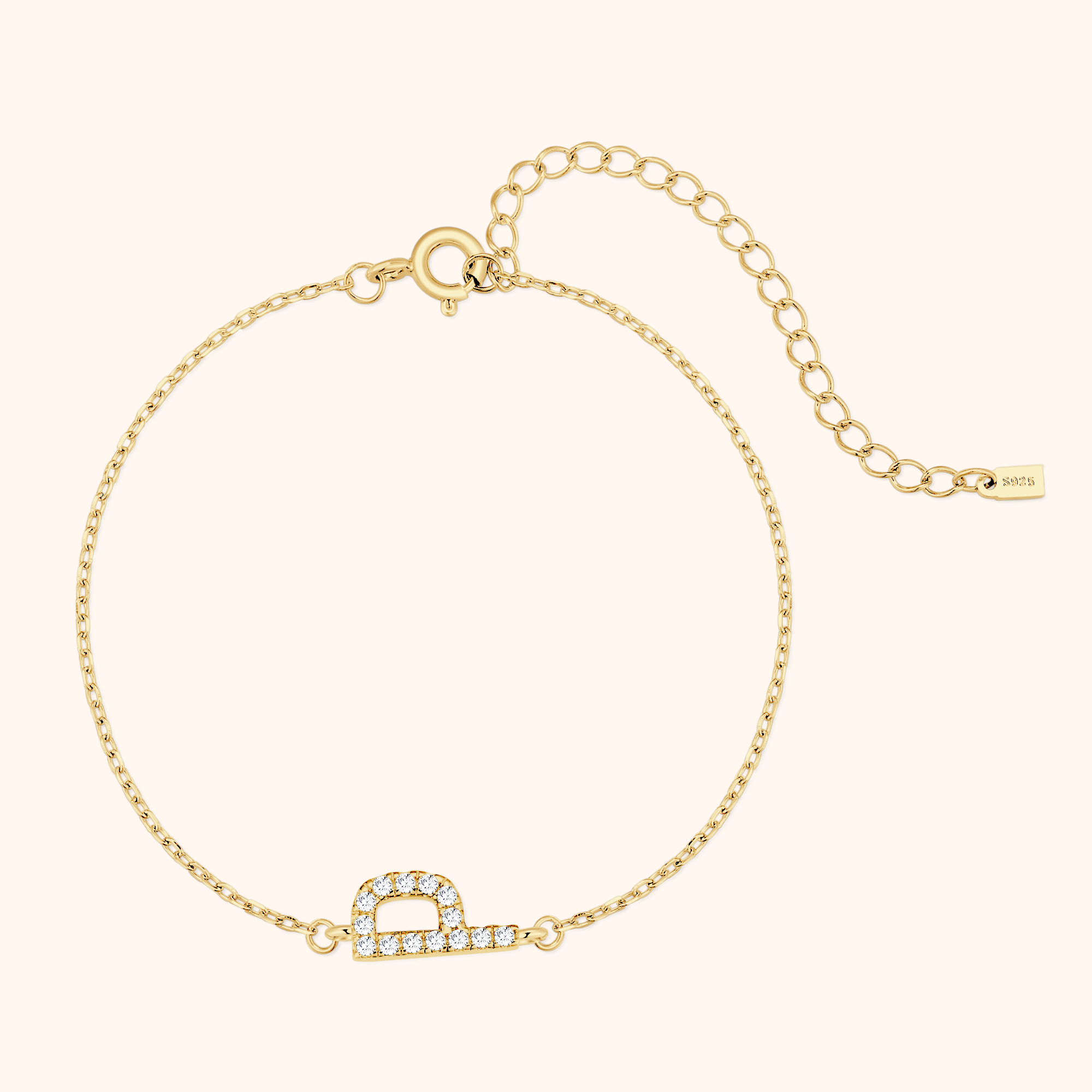 Bracciale Lettere Alpha Glitter - Chiara Jewels