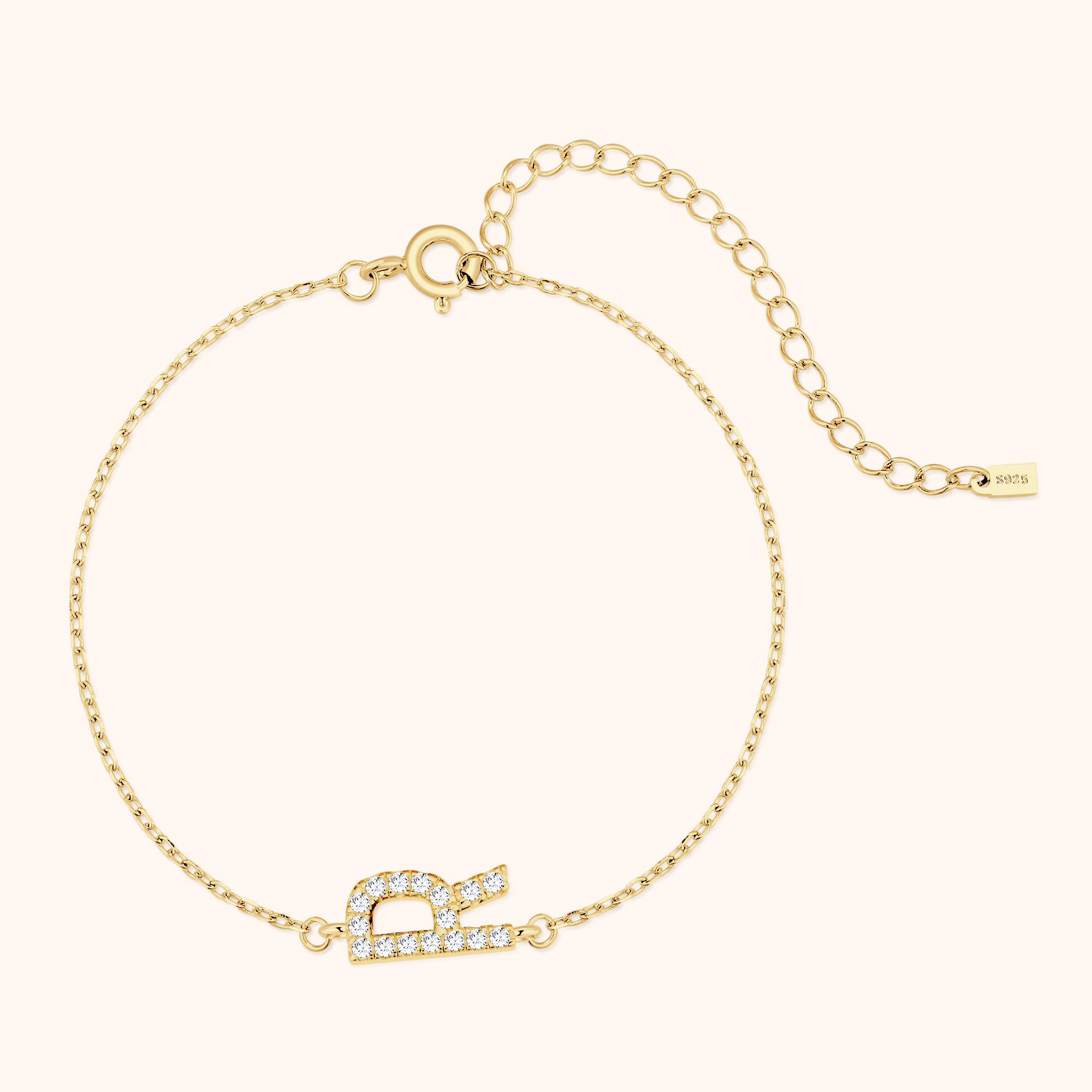 Bracciale Lettere Alpha Glitter - Chiara Jewels