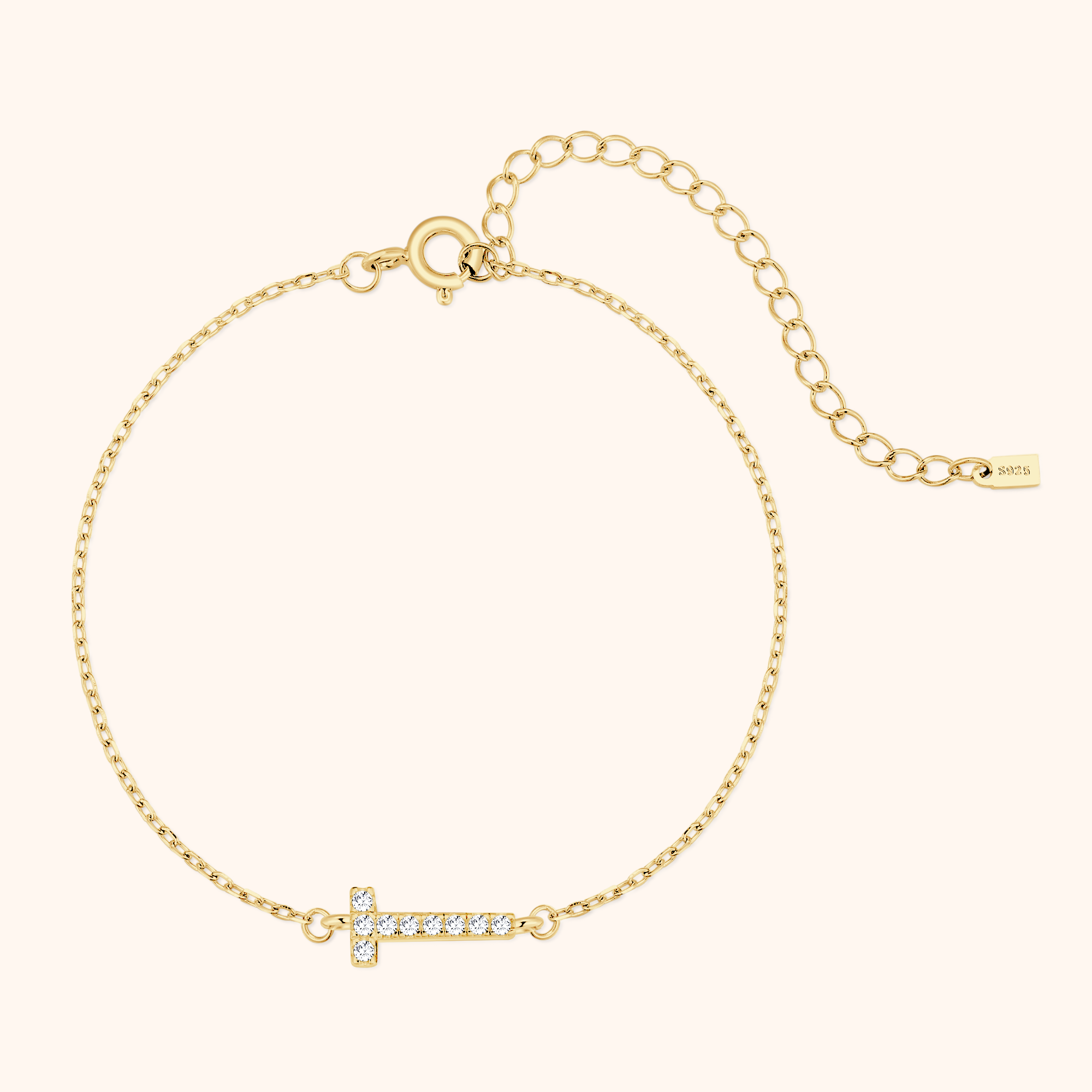 Bracciale Lettere Alpha Glitter - Chiara Jewels