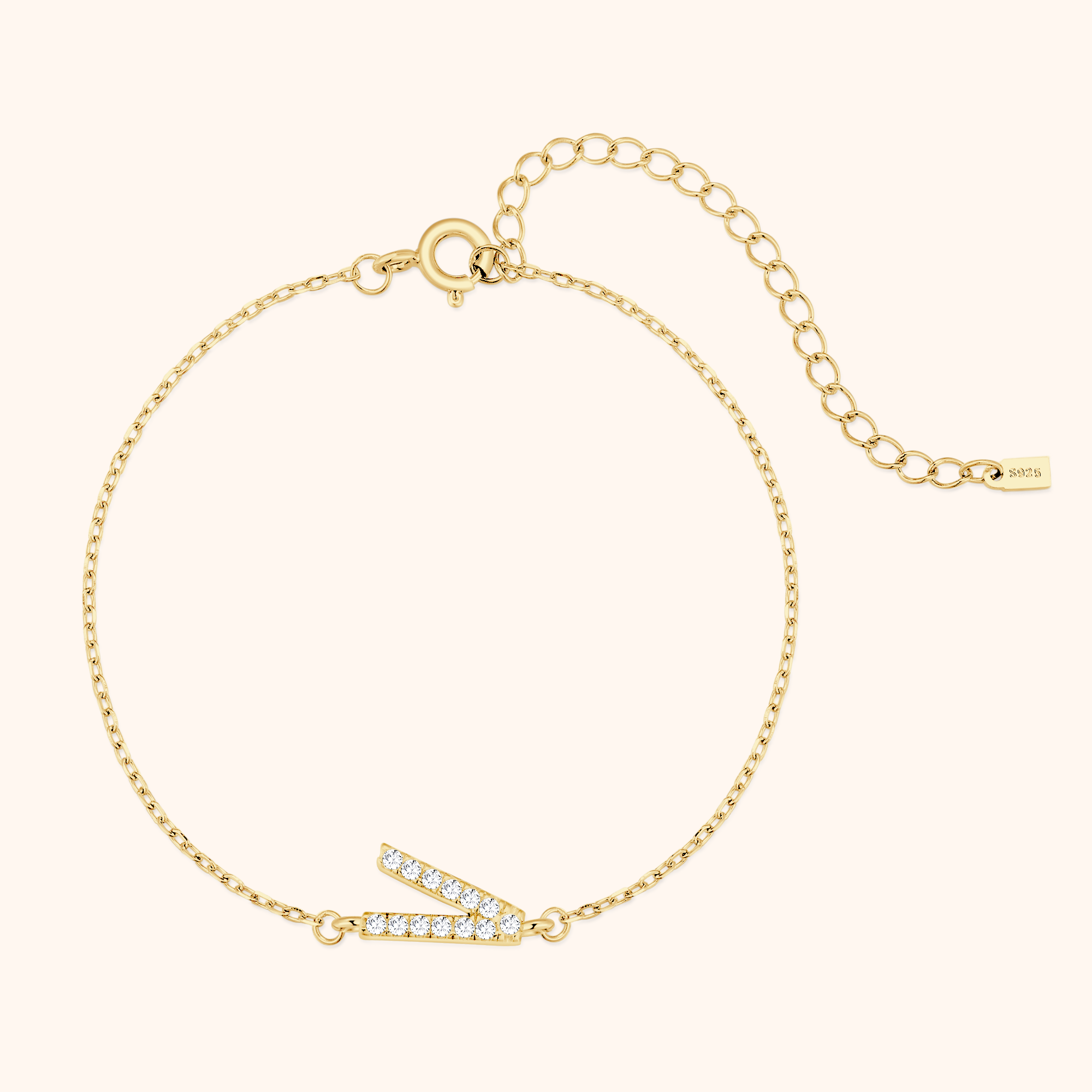 Bracciale Lettere Alpha Glitter - Chiara Jewels