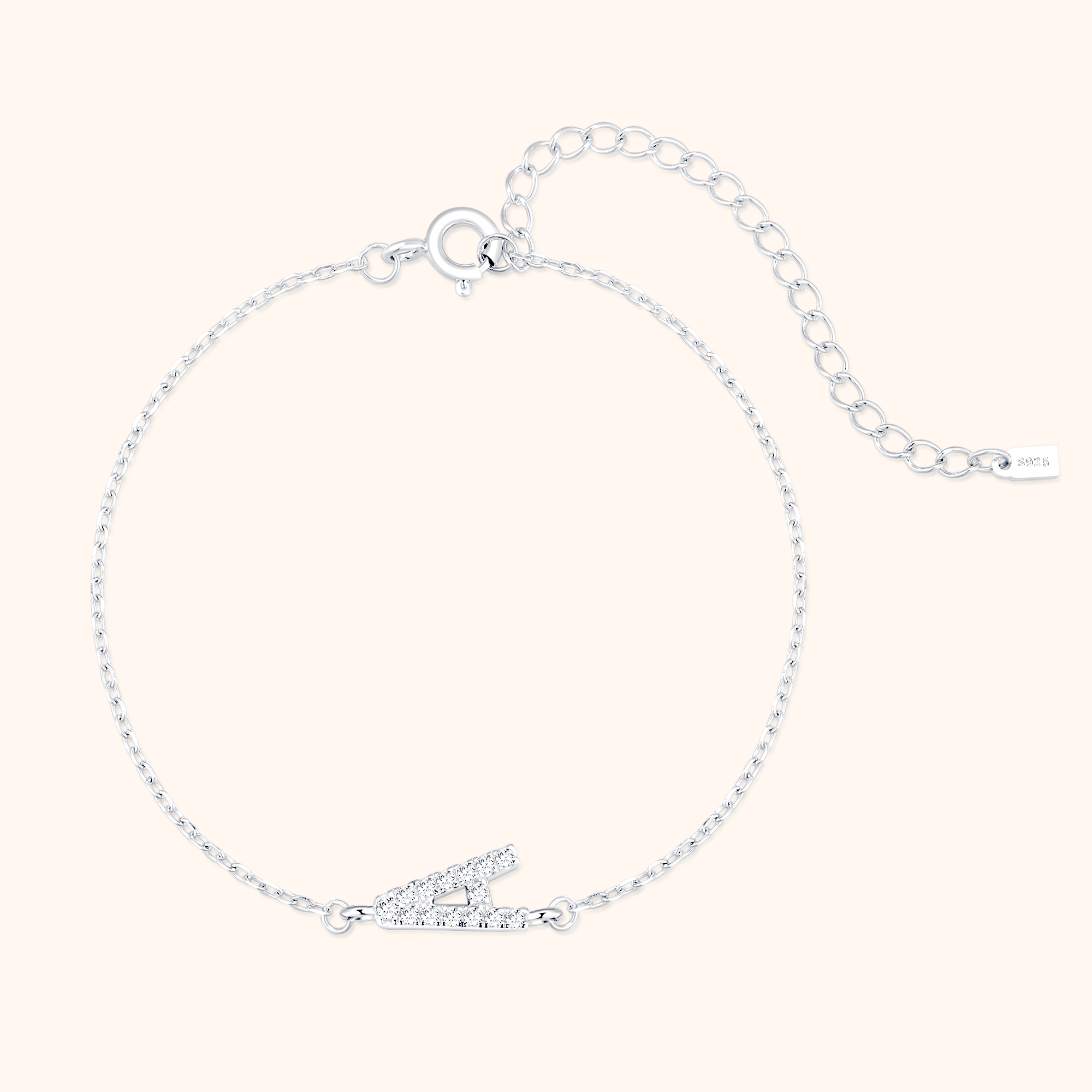 Bracciale Lettere Alpha Glitter - Chiara Jewels
