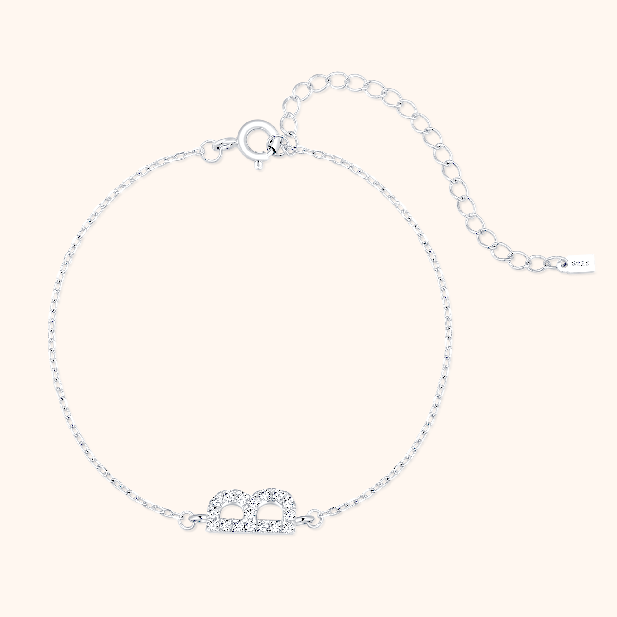 Bracciale Lettere Alpha Glitter - Chiara Jewels