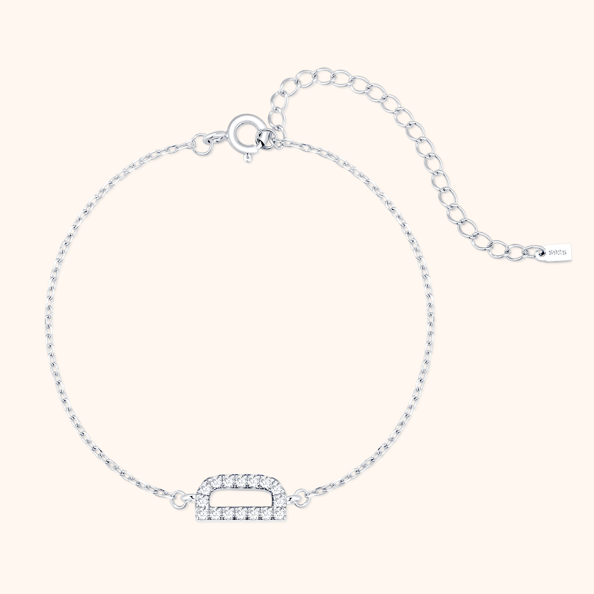 Bracciale Lettere Alpha Glitter - Chiara Jewels