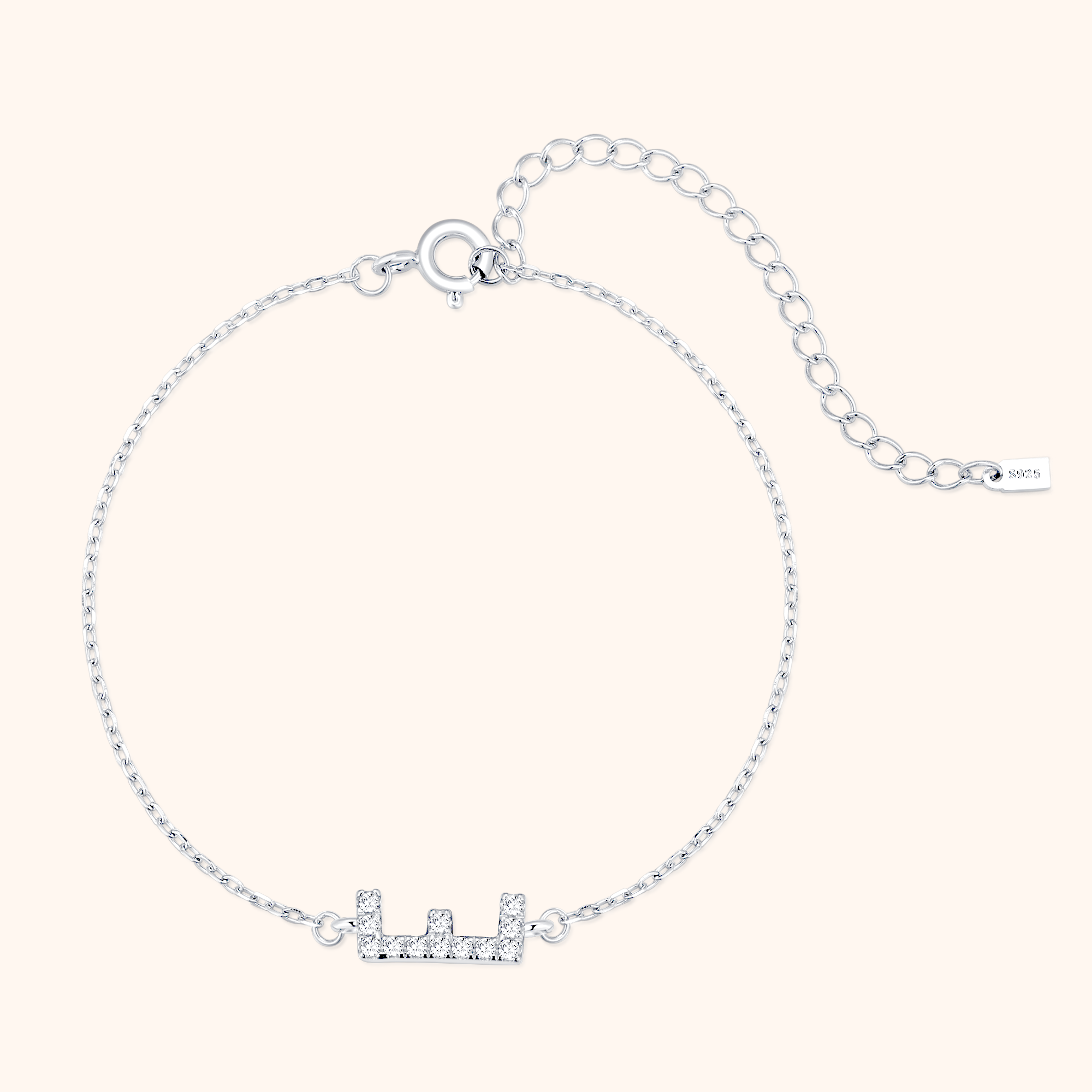 Bracciale Lettere Alpha Glitter - Chiara Jewels