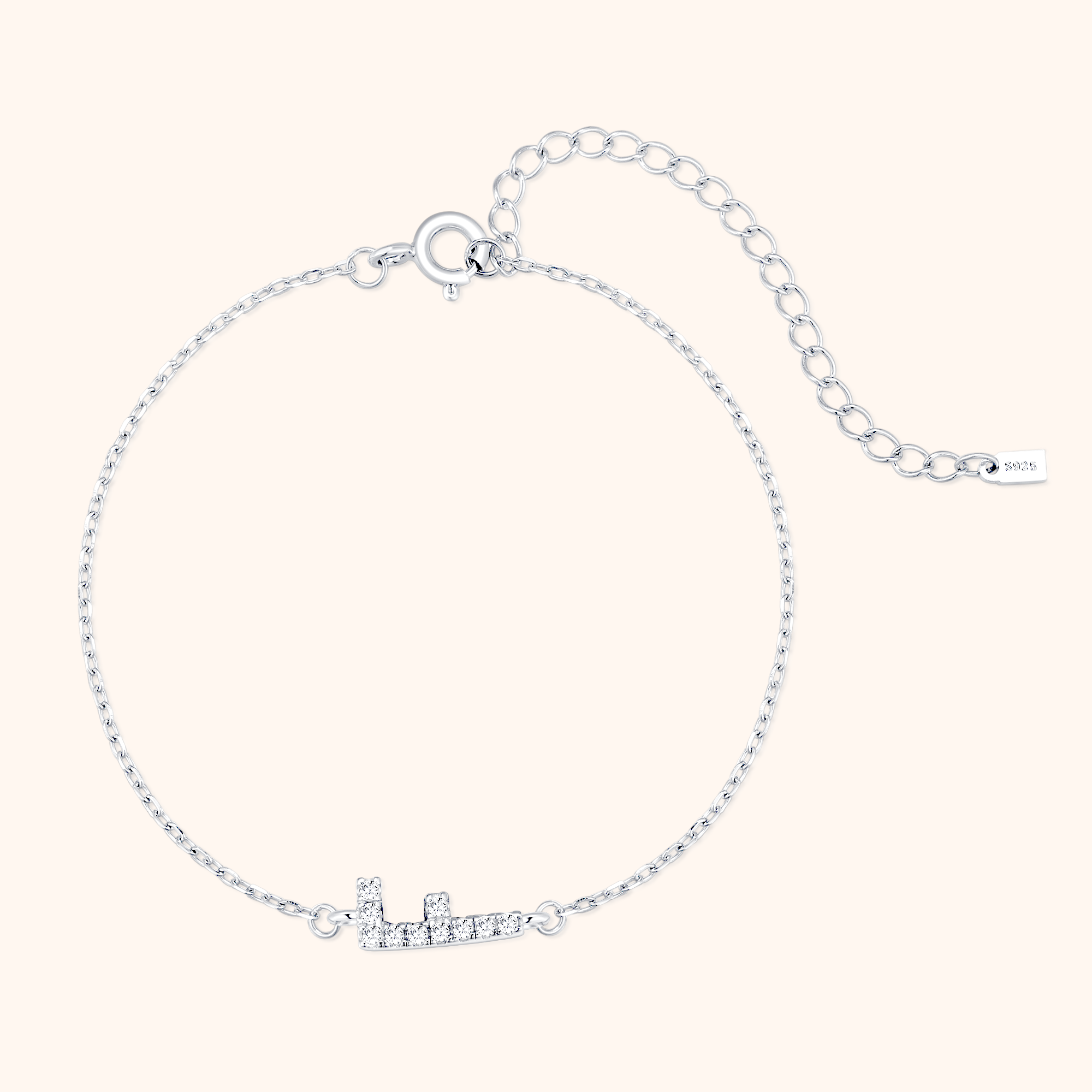 Bracciale Lettere Alpha Glitter - Chiara Jewels