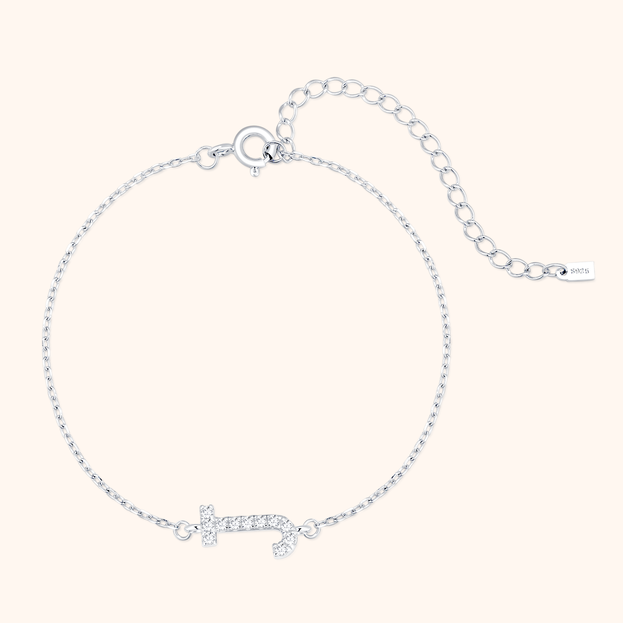 Bracciale Lettere Alpha Glitter - Chiara Jewels