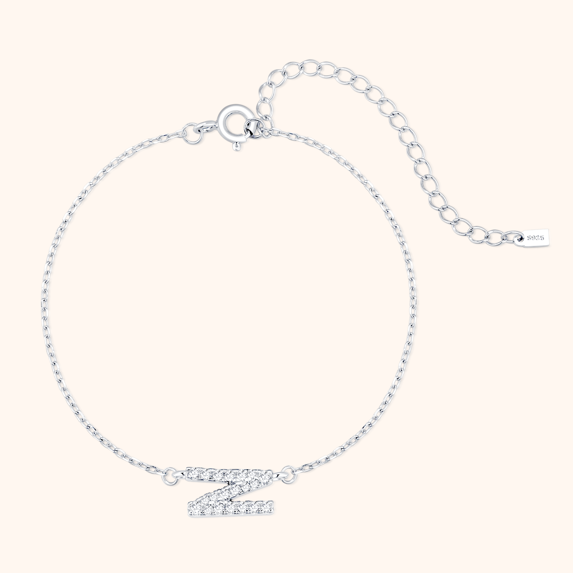 Bracciale Lettere Alpha Glitter - Chiara Jewels