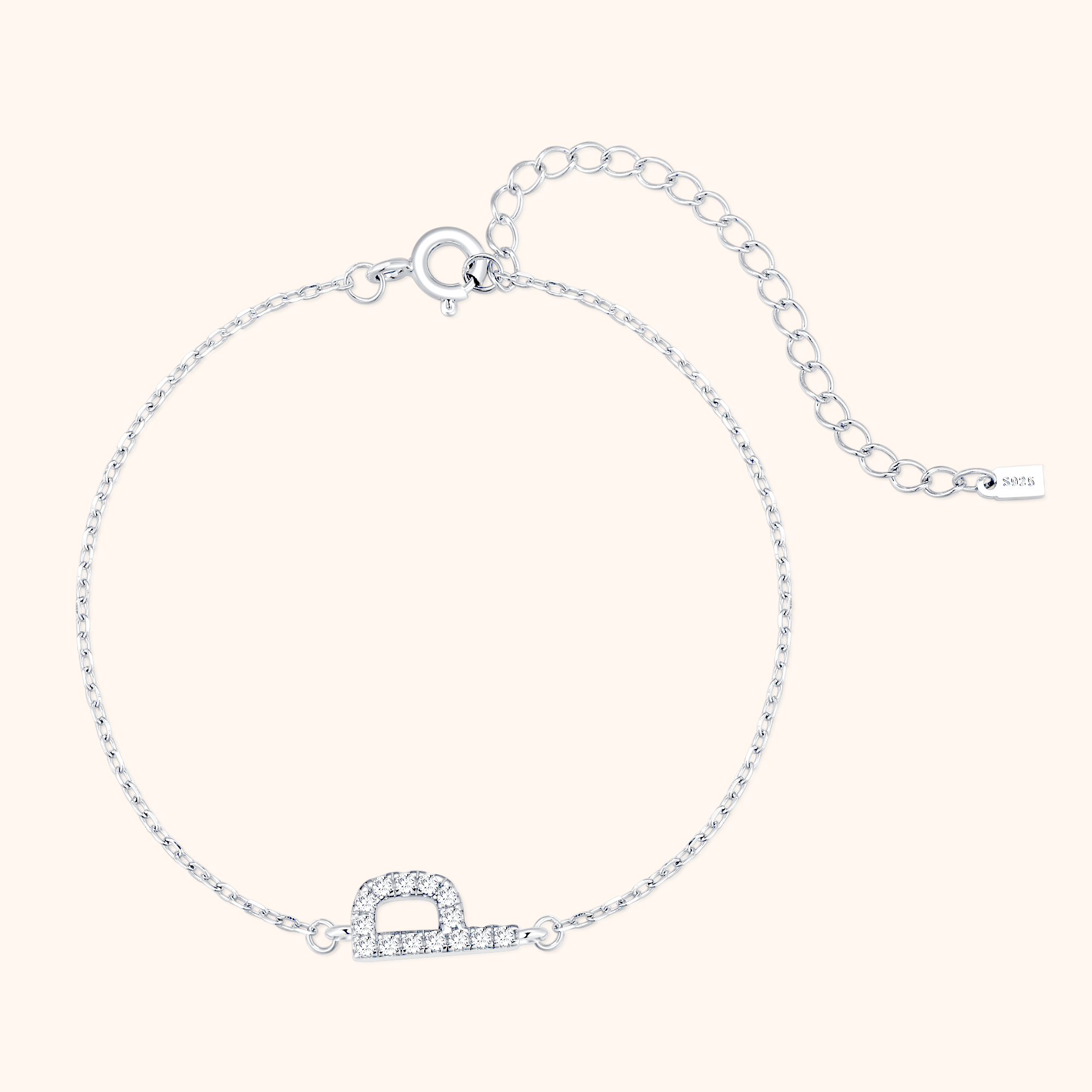 Bracciale Lettere Alpha Glitter - Chiara Jewels