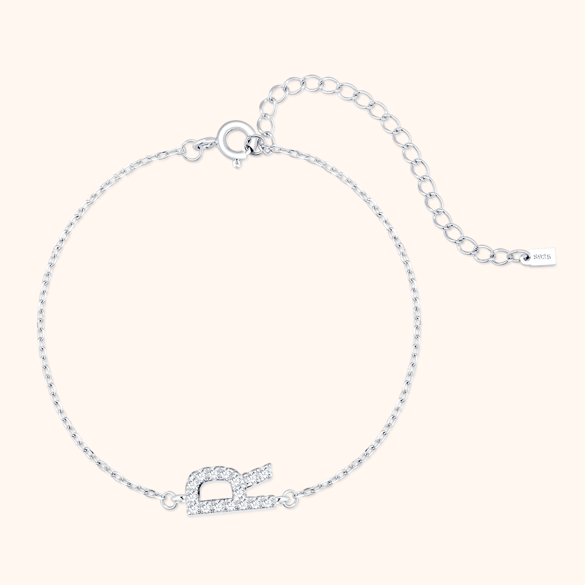 Bracciale Lettere Alpha Glitter - Chiara Jewels