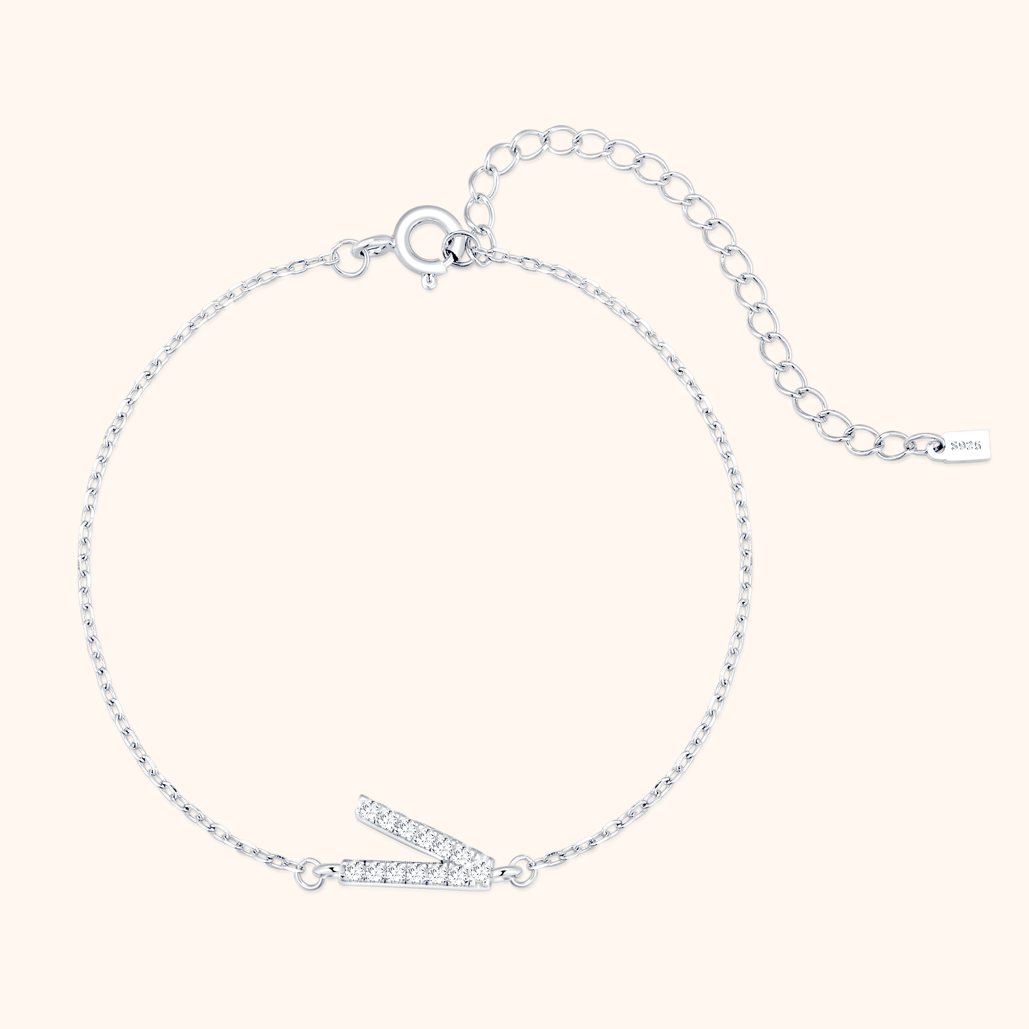 Bracciale Lettere Alpha Glitter - Chiara Jewels