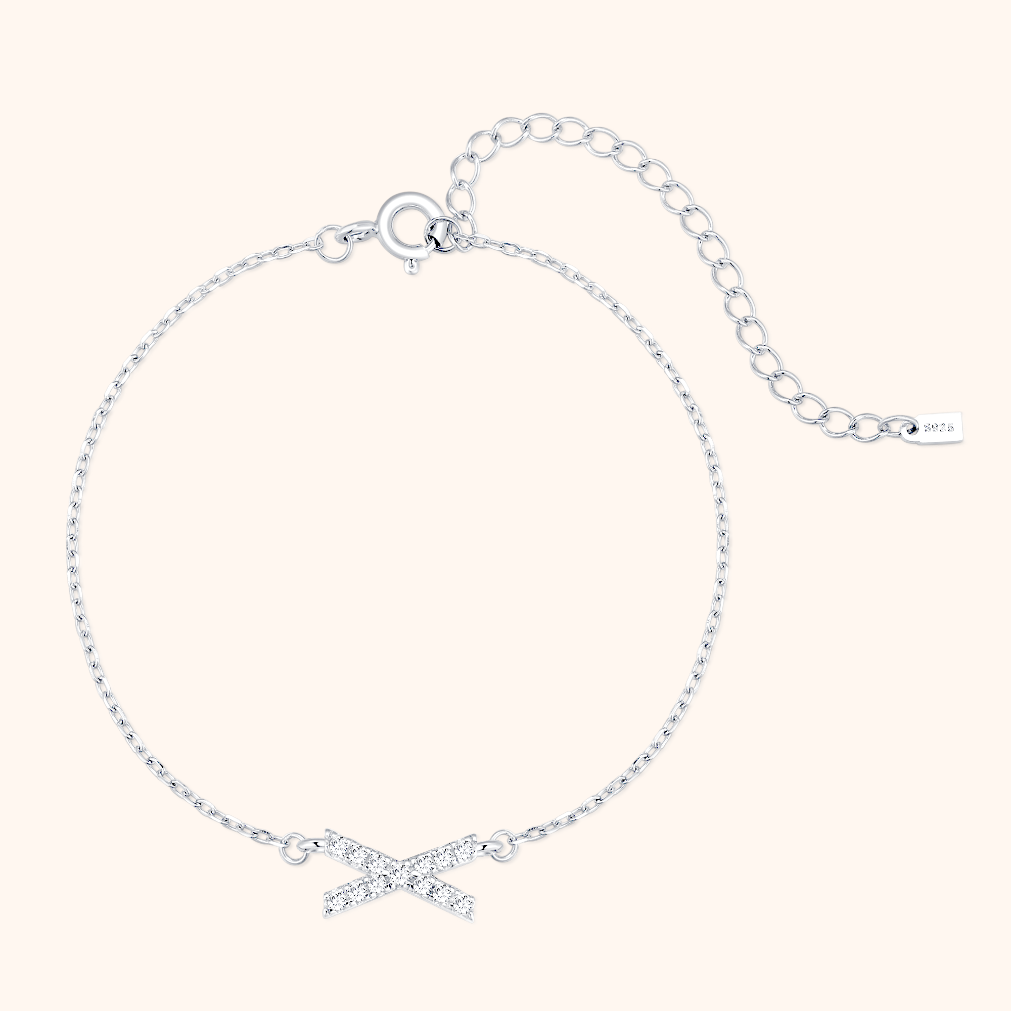 Bracciale Lettere Alpha Glitter - Chiara Jewels