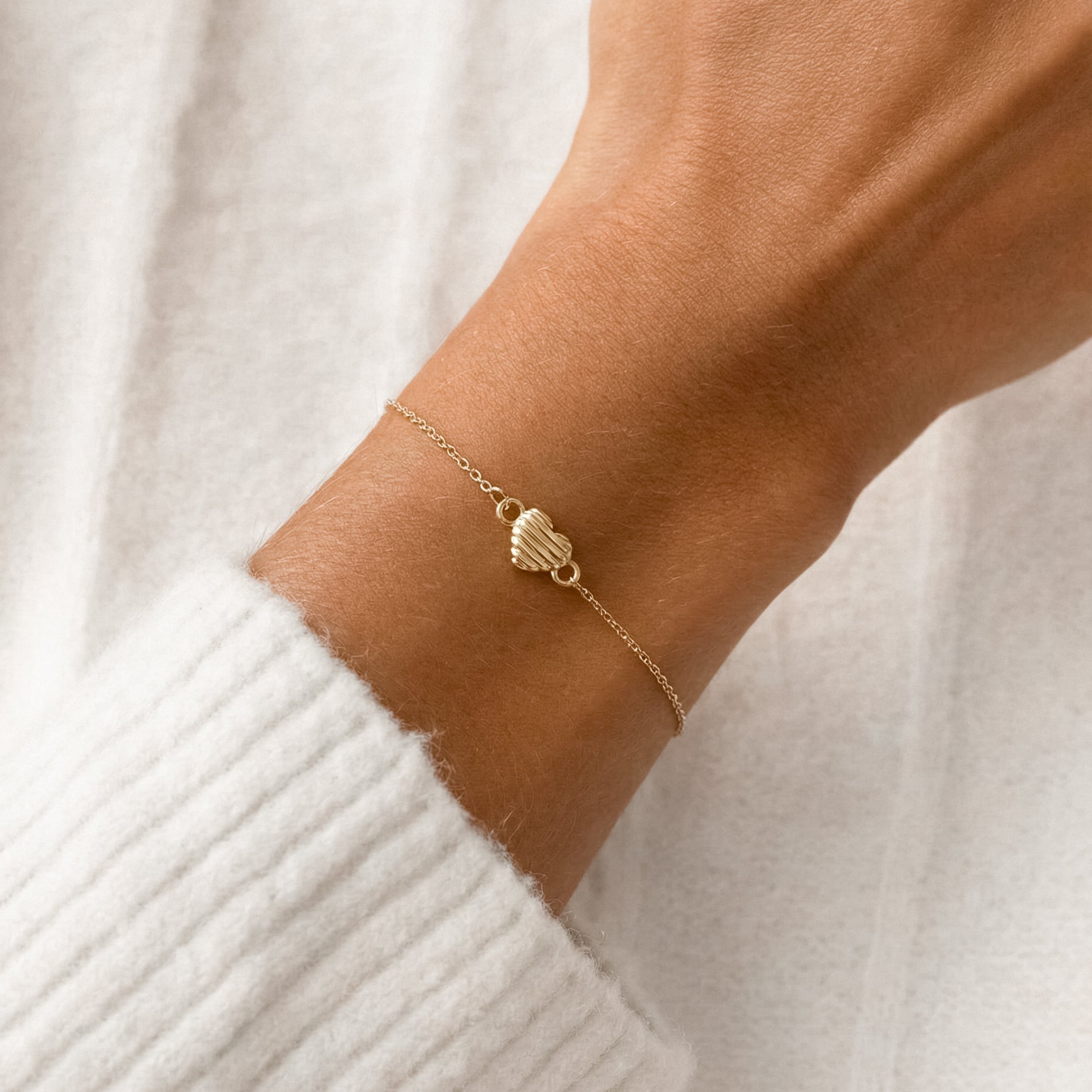 Bracciale Cuore in Rilievo