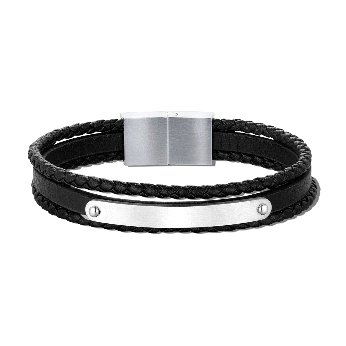 Bracciale Uomo BRAVE Rebel - Testo Personalizzabile - Chiara Jewels