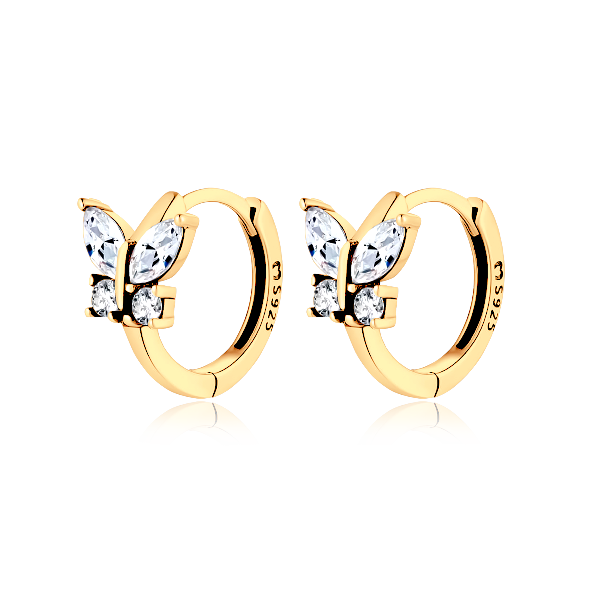 Orecchini Farfalla di Cristallo - Chiara Jewels