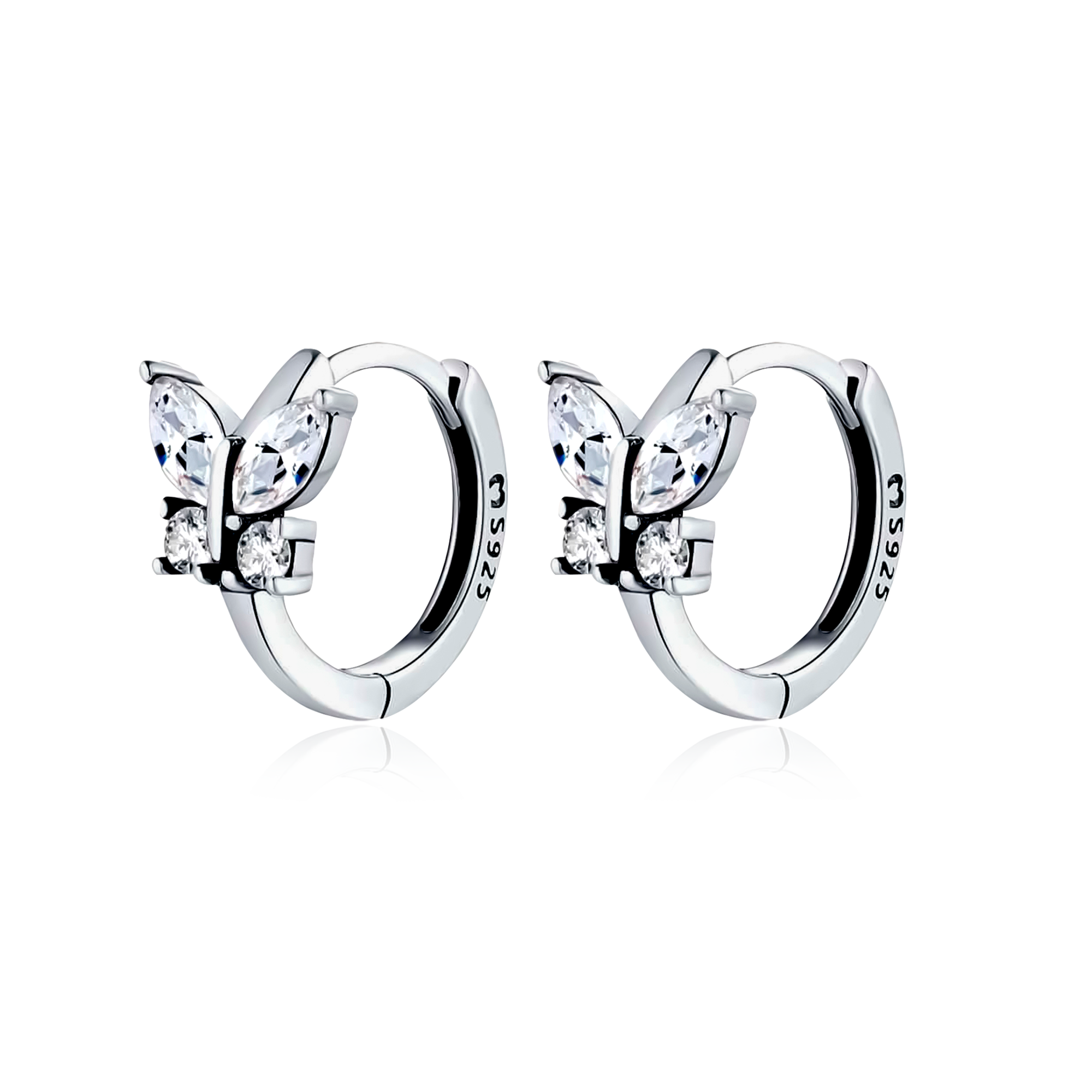 Orecchini Farfalla di Cristallo - Chiara Jewels