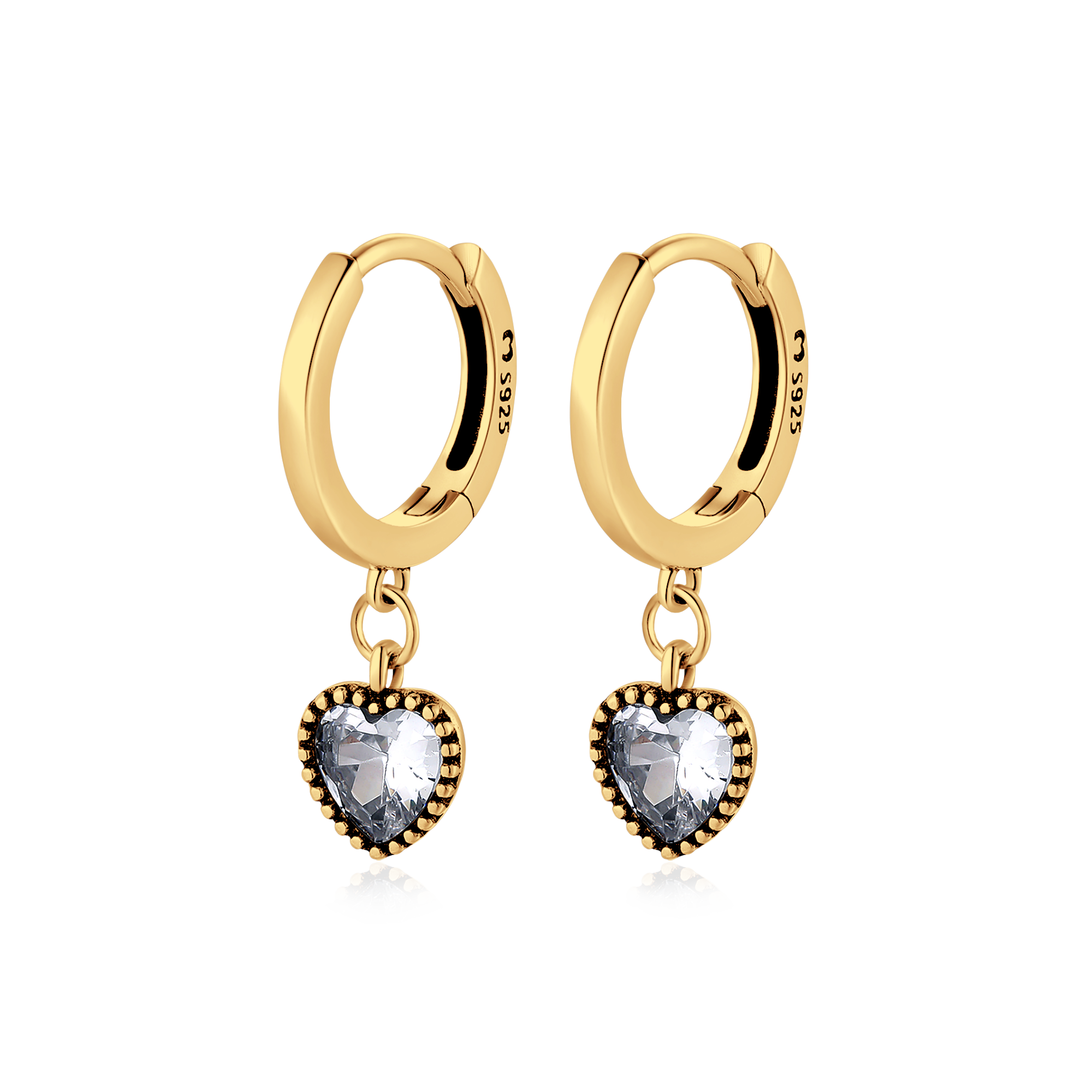 Orecchini Cuori di Cristallo - Chiara Jewels