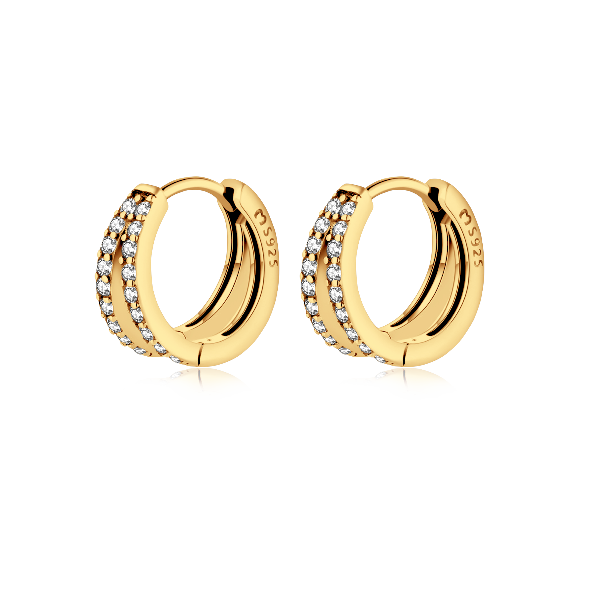 Orecchini Cerchi Luminosi - Chiara Jewels