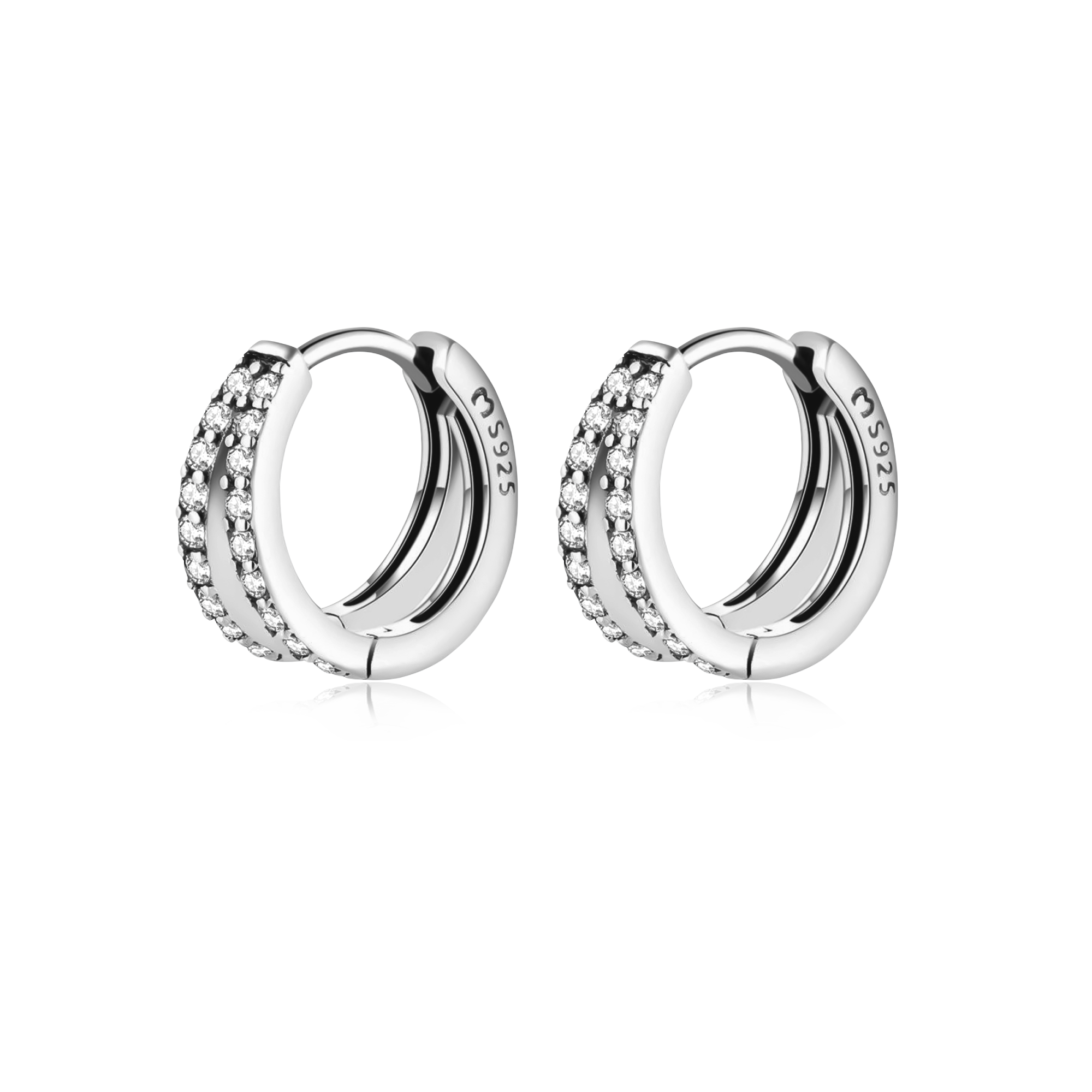 Orecchini Cerchi Luminosi - Chiara Jewels