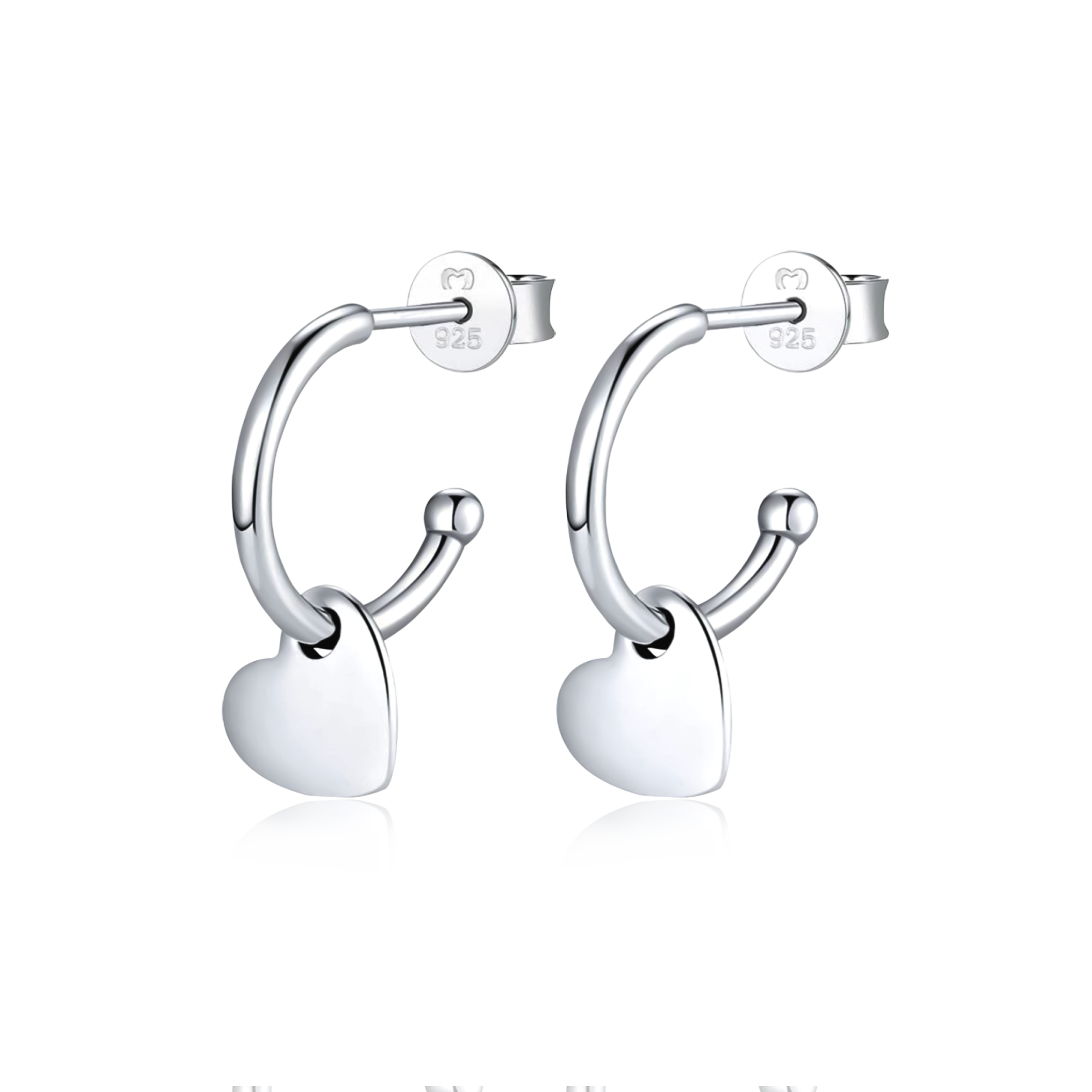 Orecchini Semicerchio Cuori - Chiara Jewels