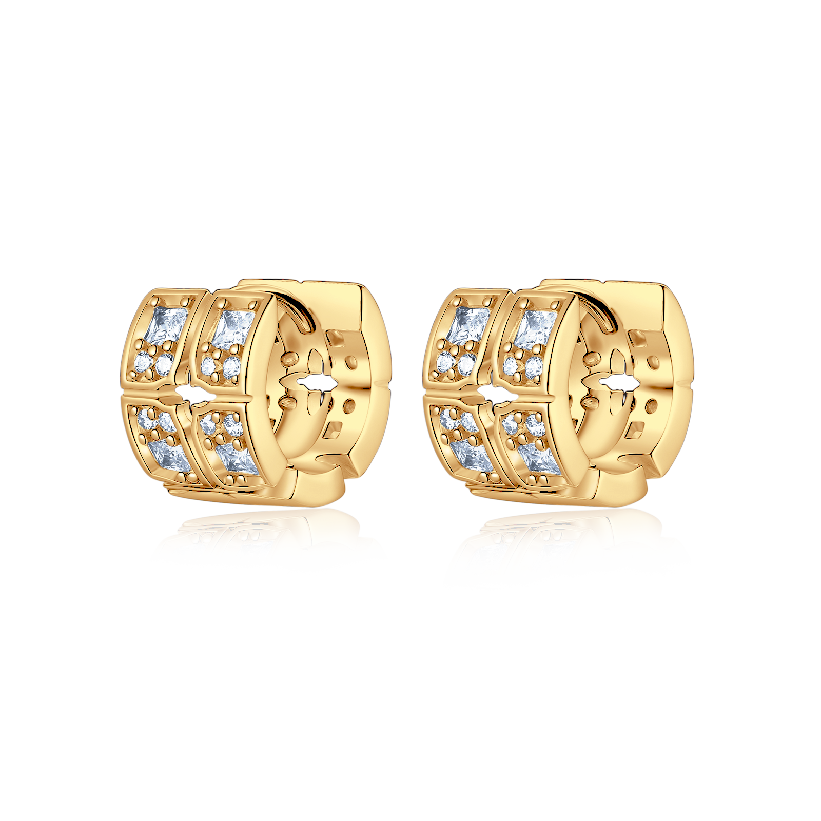 Orecchini Cerchio Crociforme - Chiara Jewels