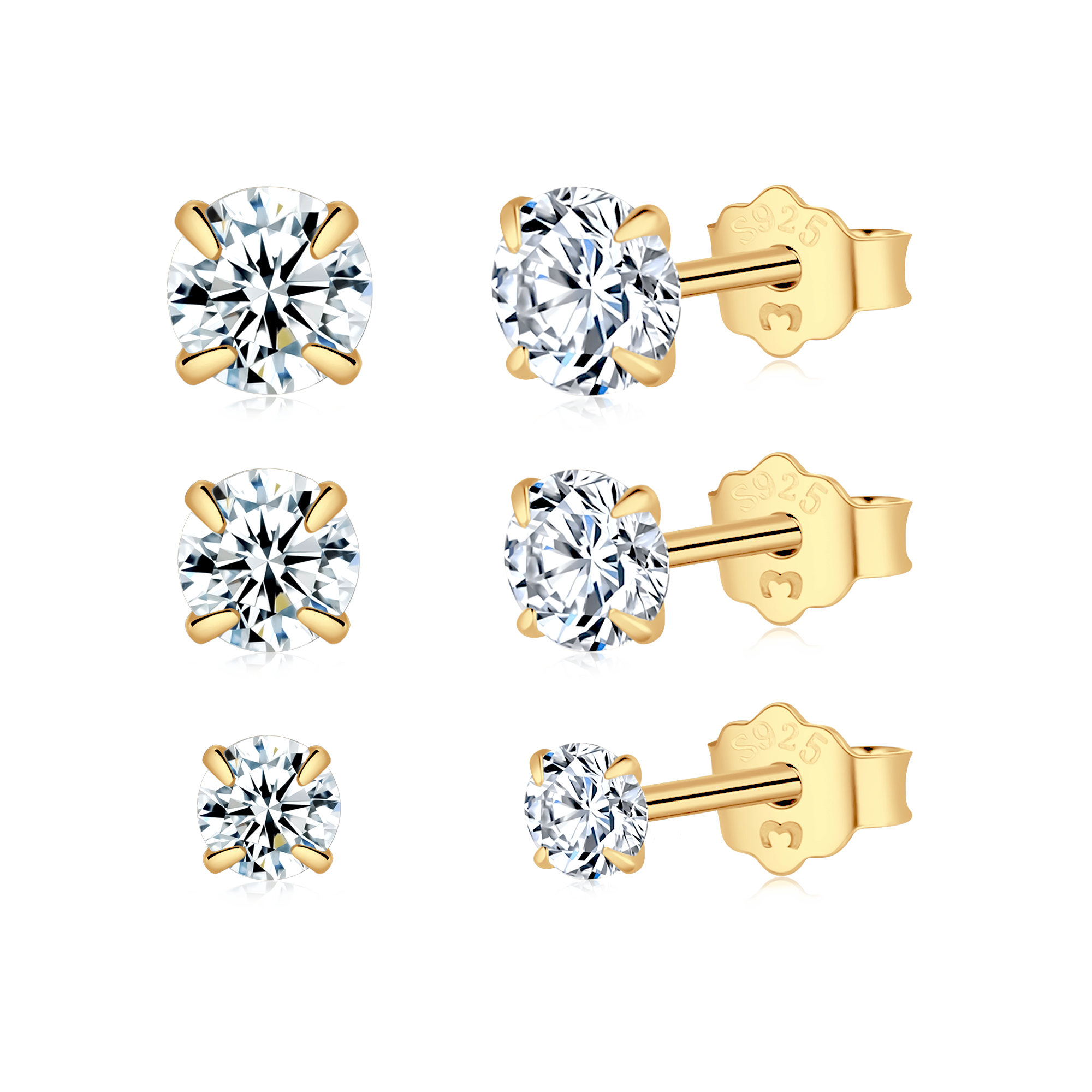 Orecchini Piccoli Zirconi - Chiara Jewels