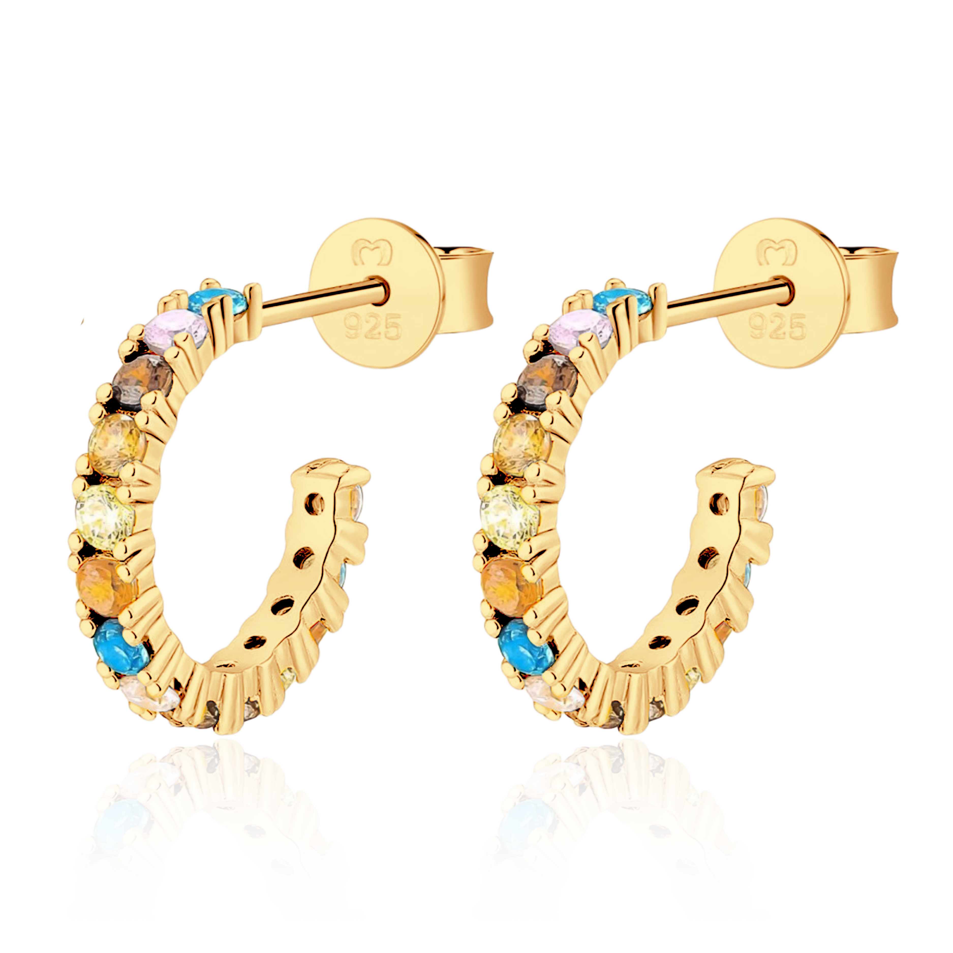 Orecchini Semi Anello Tropicale