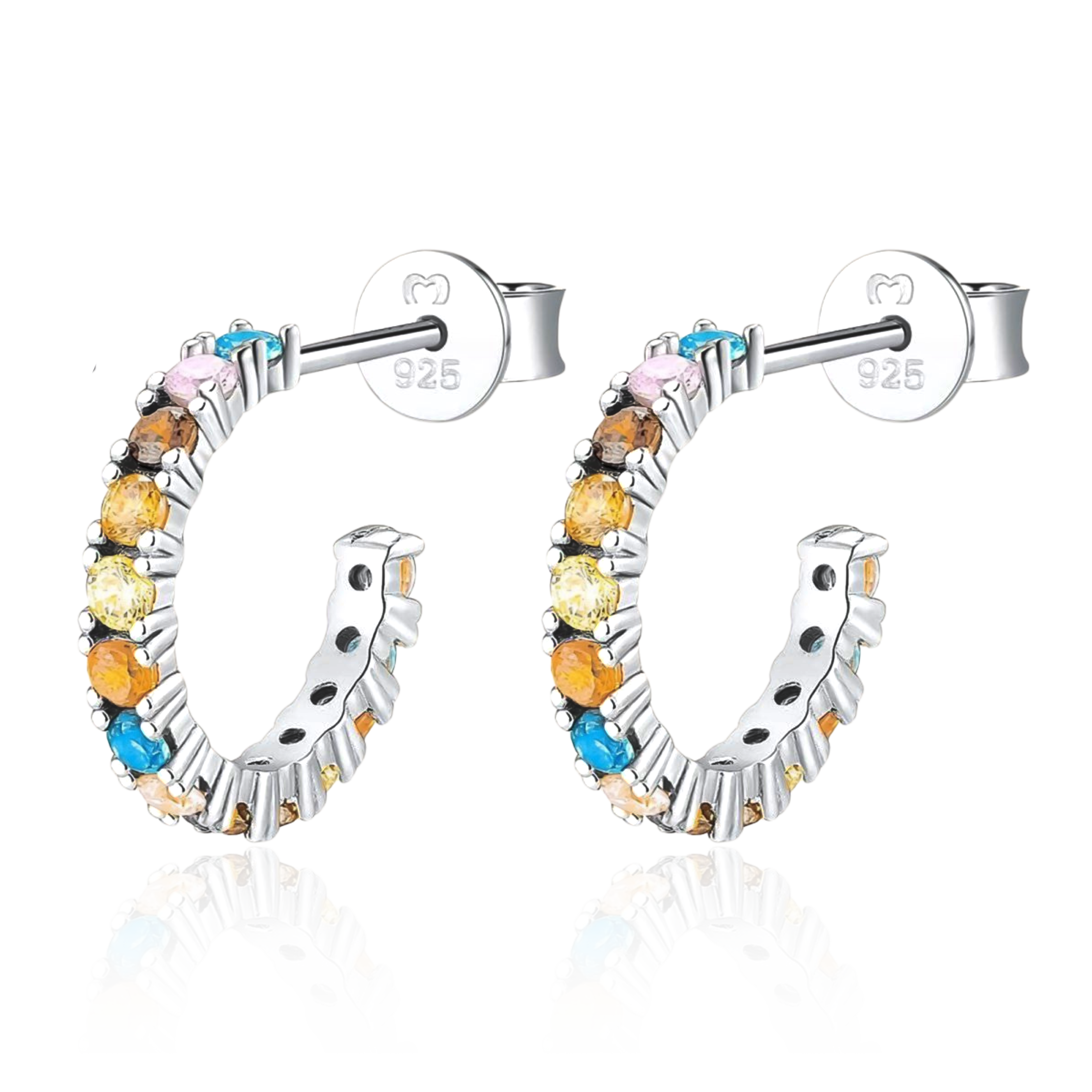 Orecchini Semi Anello Tropicale