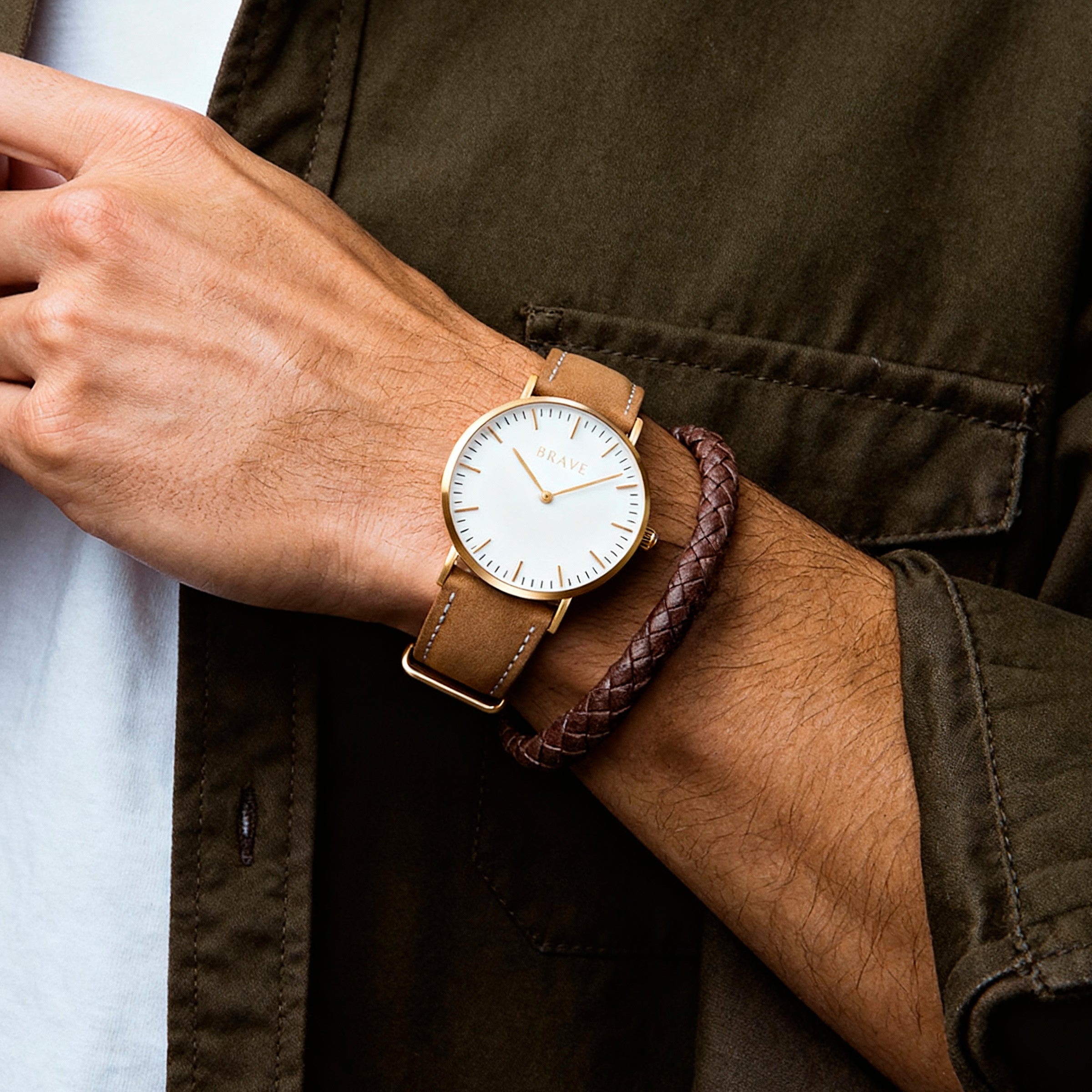 Orologio Set + Bracciale BRAVE - Classico