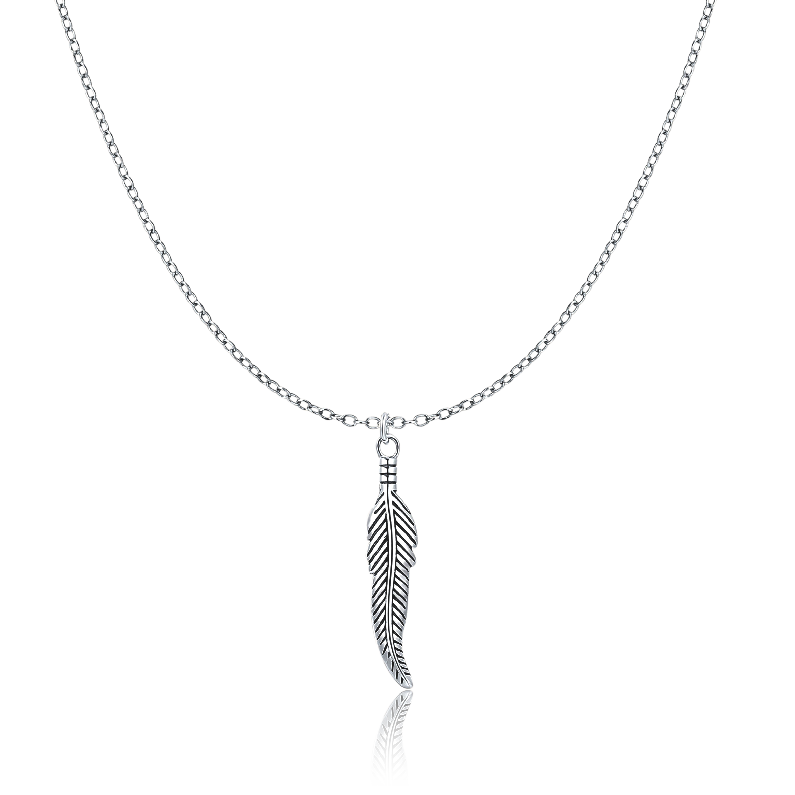 Collana Uomo BRAVE Piuma - Chiara Jewels