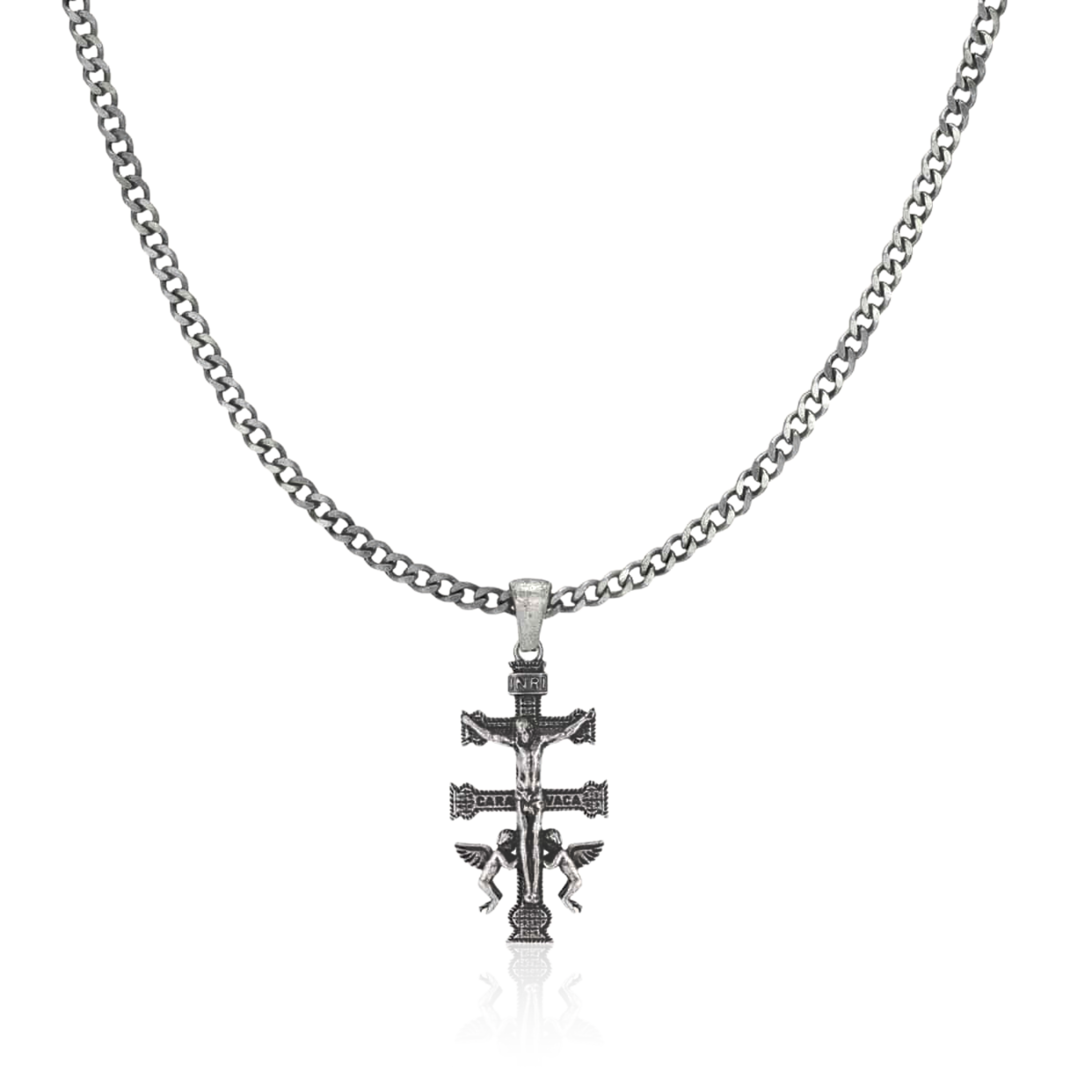 Collana Uomo BRAVE Croce di Caravaca - Chiara Jewels