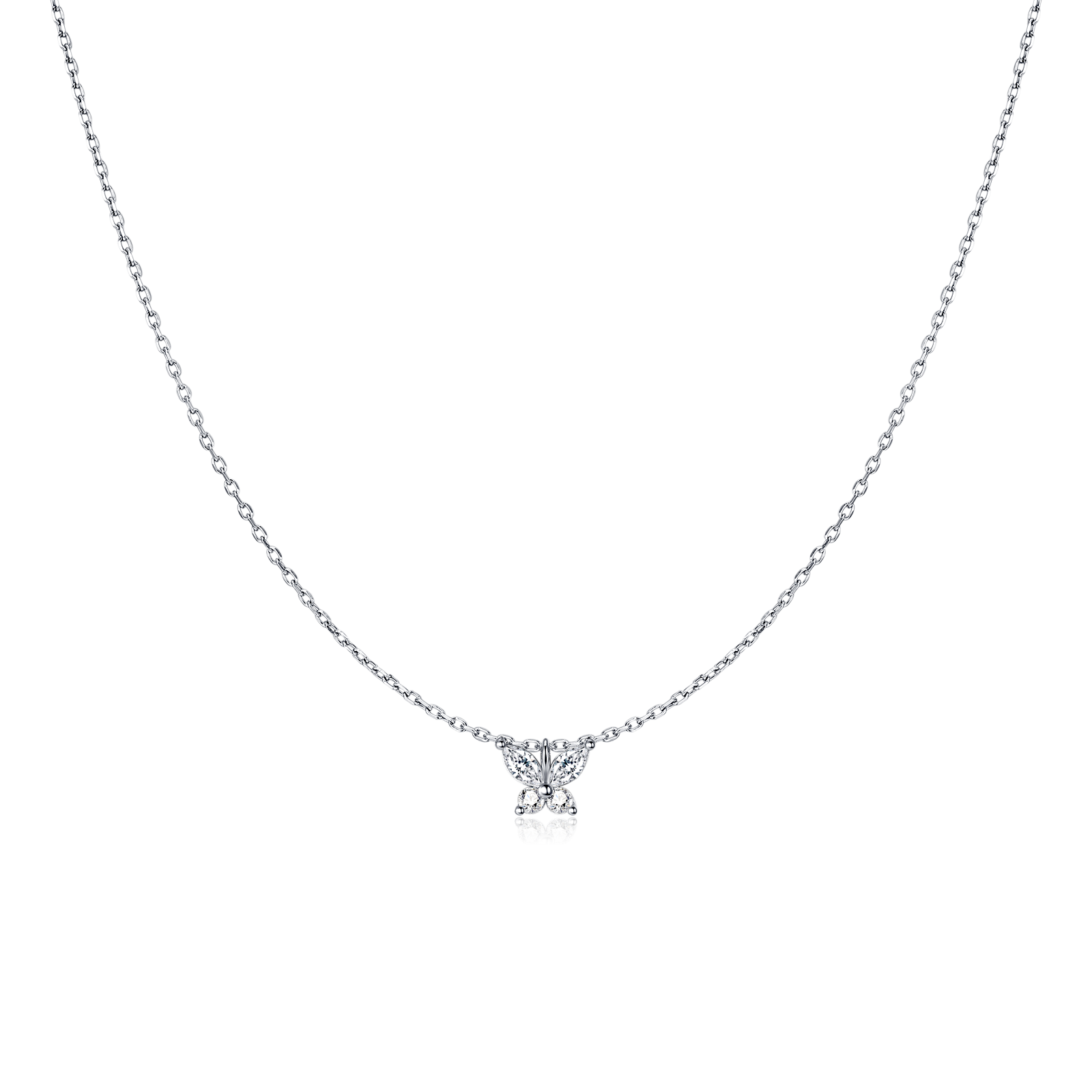 Collana Farfalla Bianca