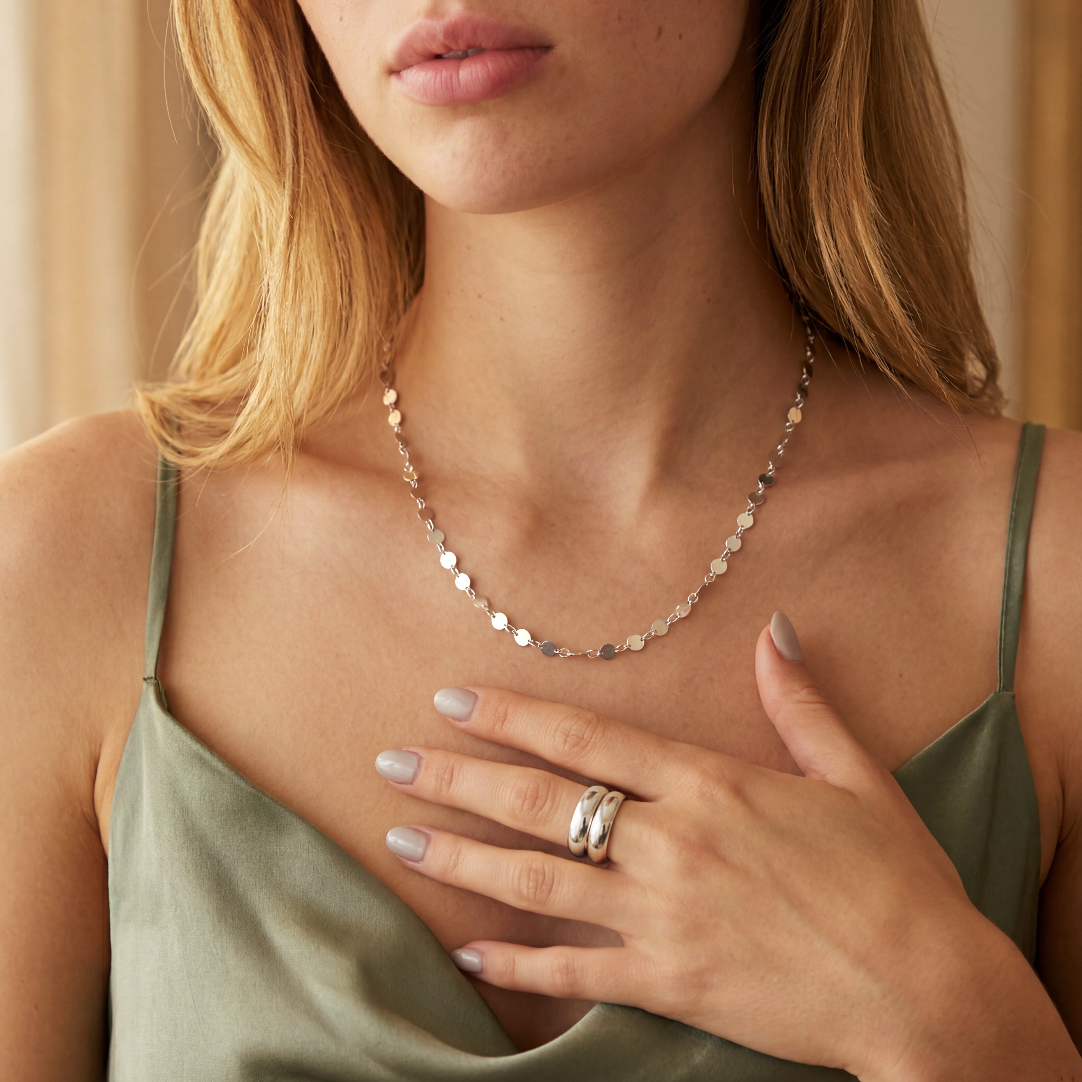 Collana Cerchi Piani