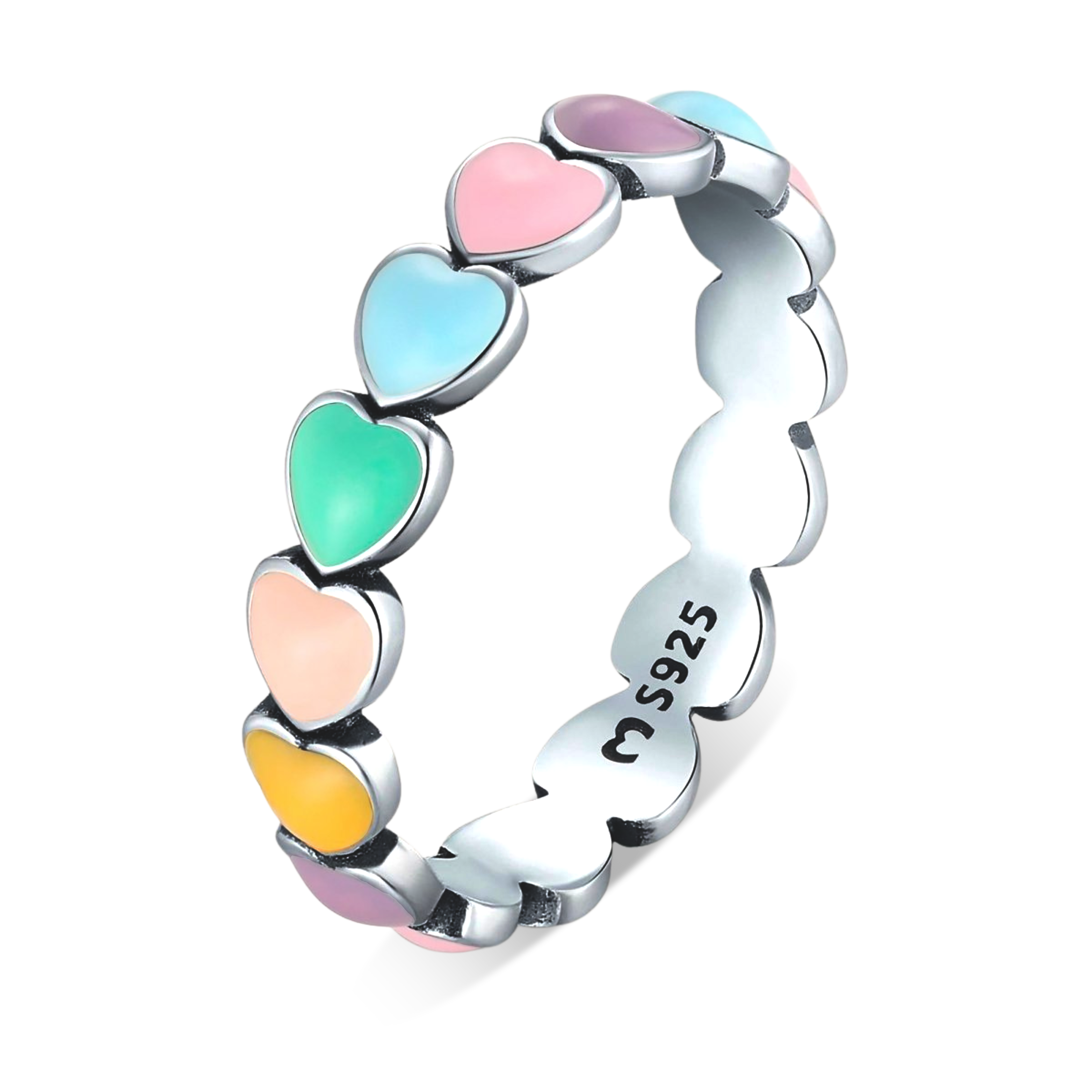 Anello Cuori Colorati - Chiara Jewels