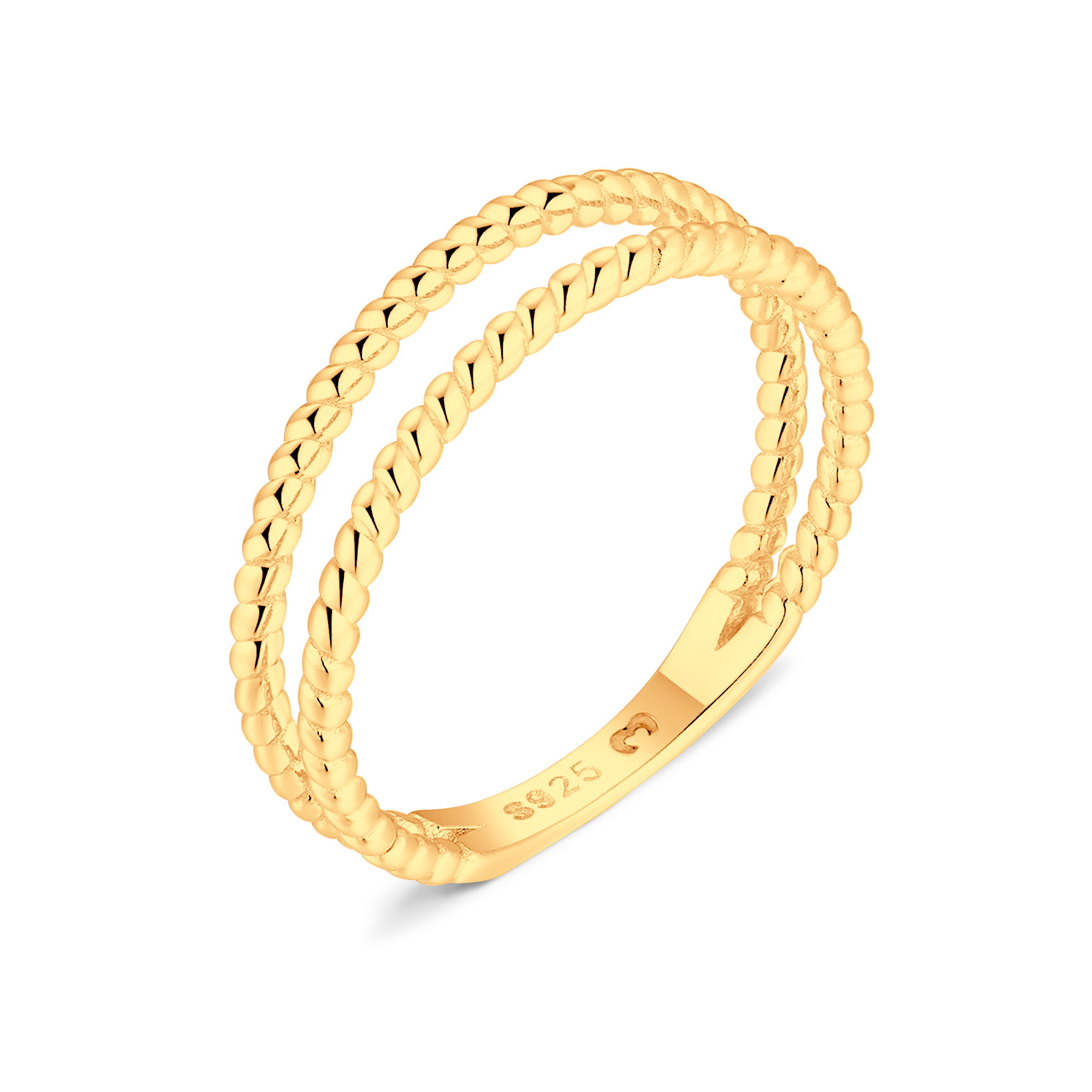 Anello Linee Trecciate