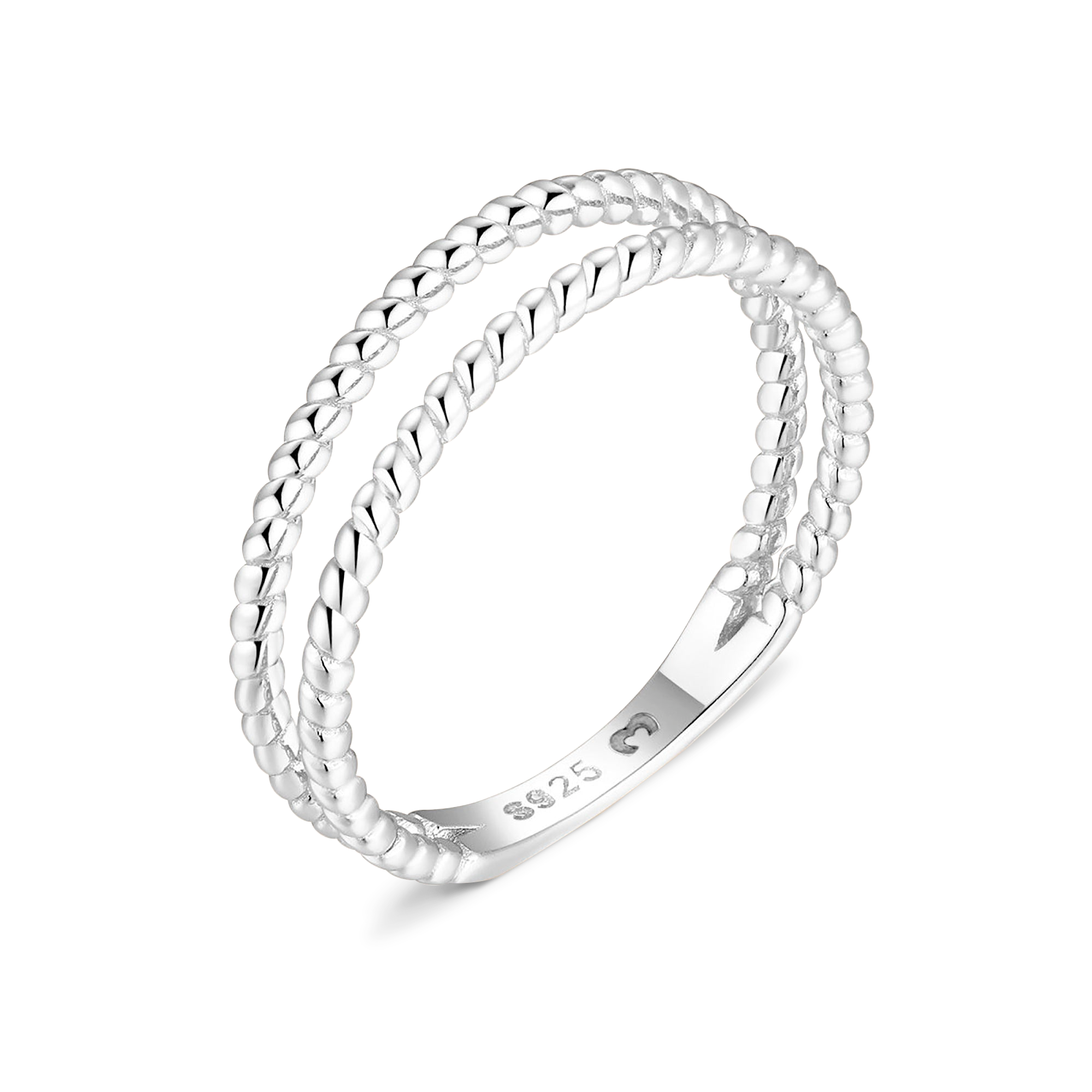 Anello Linee Trecciate