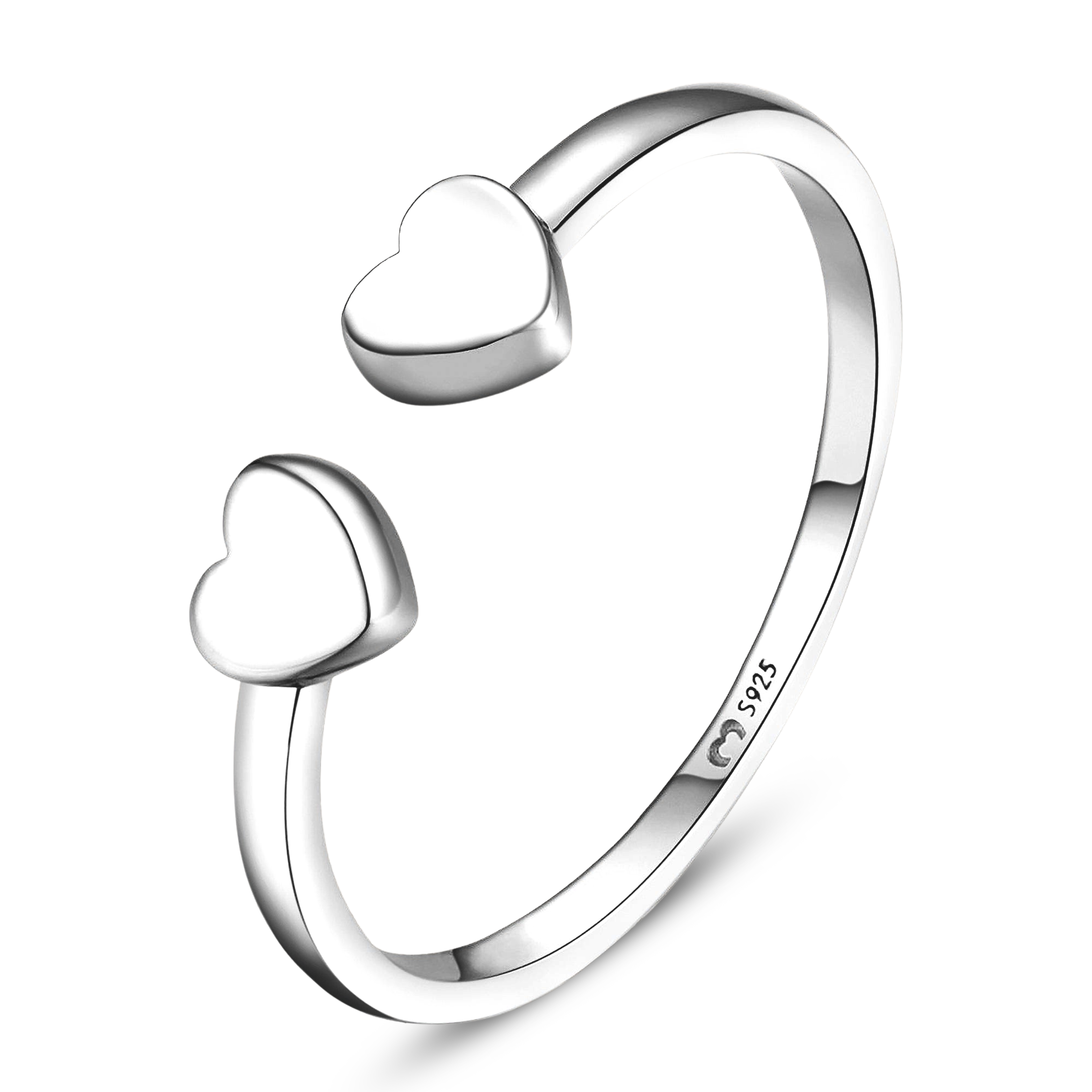 Anello Doppio Cuore - Chiara Jewels