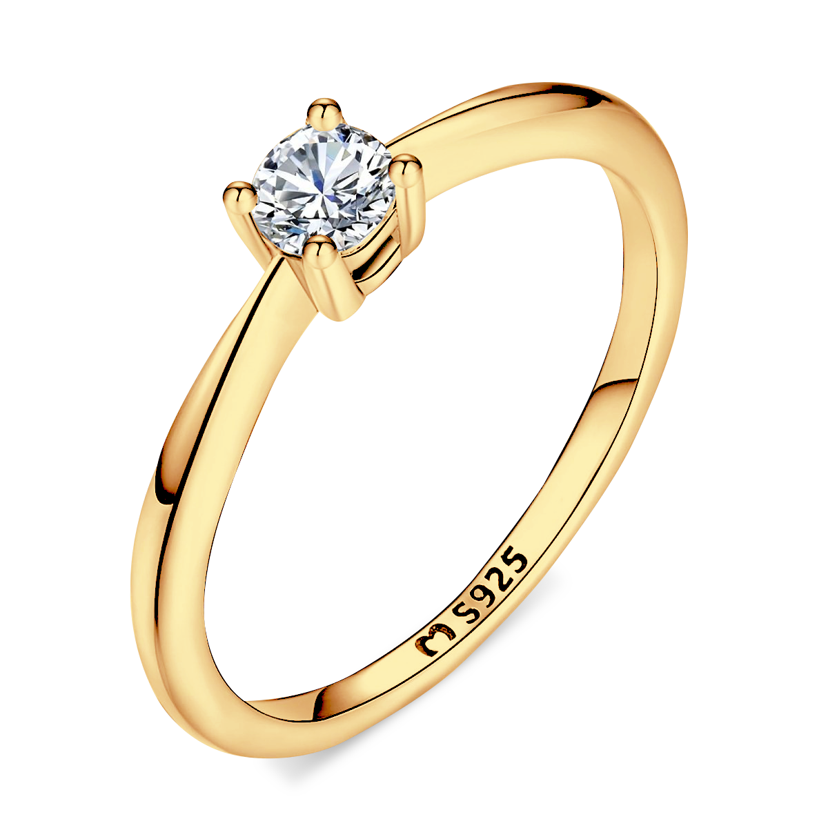 Anello Zirconia Solitaria - Chiara Jewels